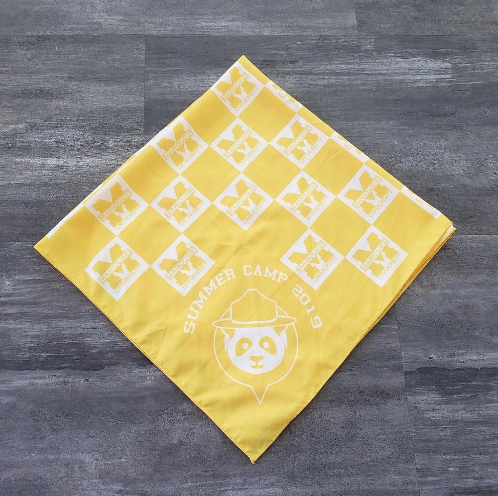 Designer Yellow Marquee University Summer Camp Bandana Size ONE SIZE - 1 Thumbnail