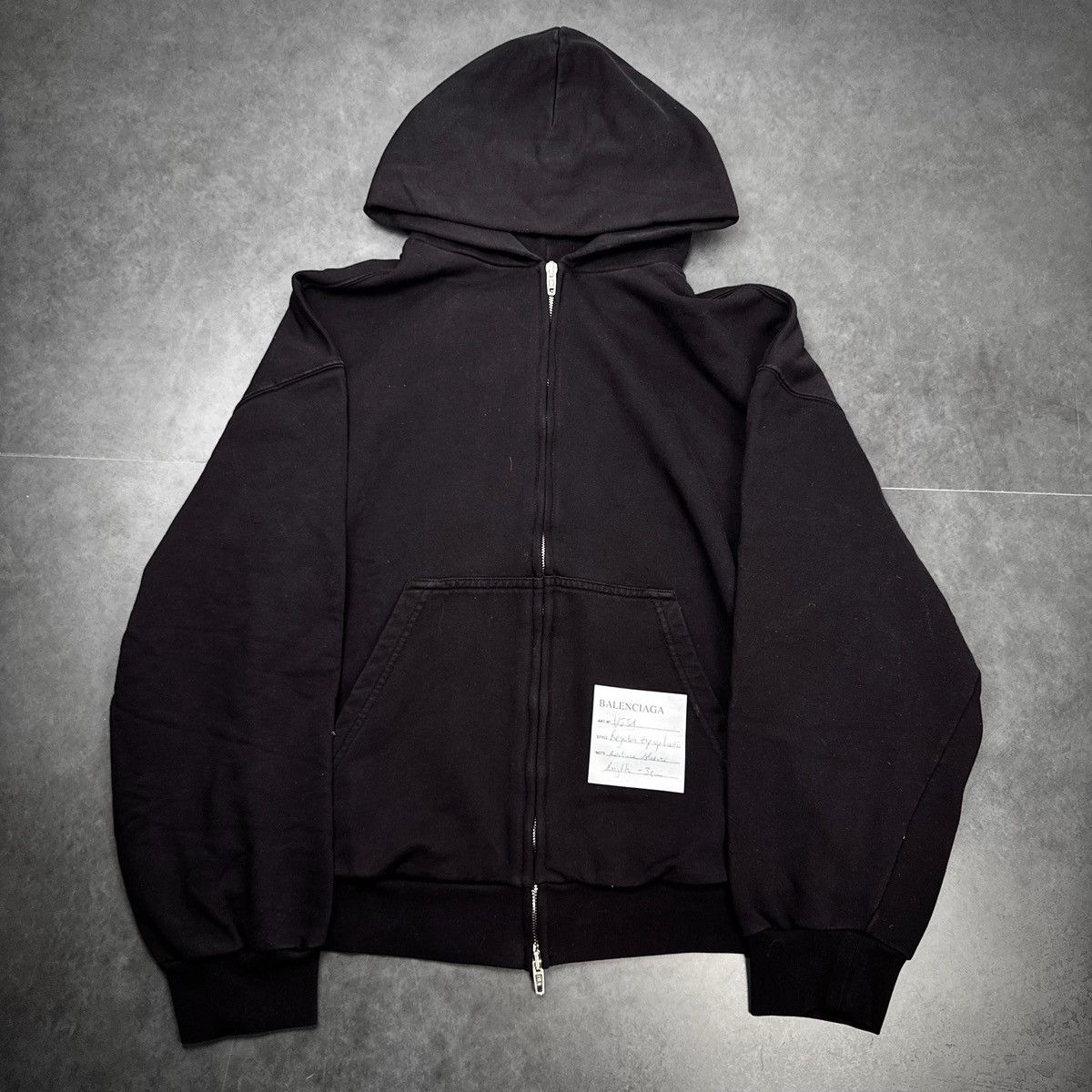 Balenciaga sample zip hoodie