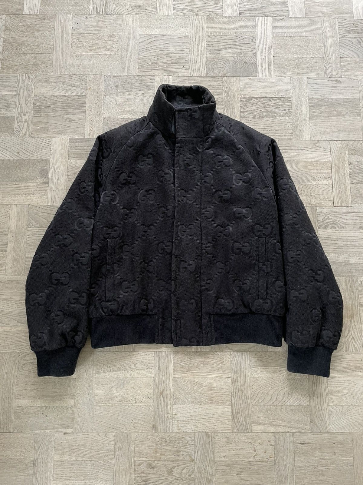 Gucci Gucci Men’s Jumbo Canvas GG Jacket Size US L / EU 52-54 / 3 - 1 Thumbnail