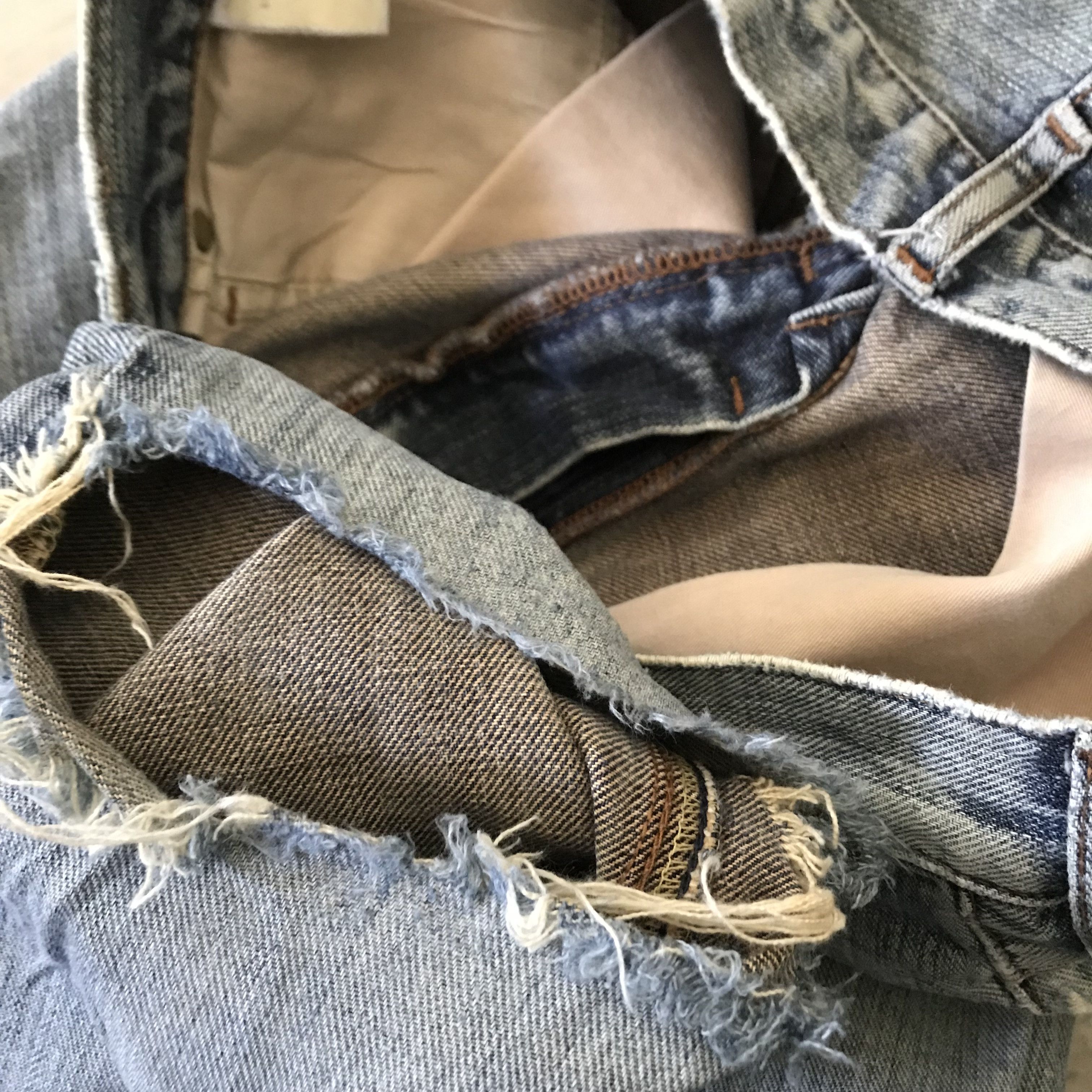 Lee Vintage 90s Lee Light Wash Faded Blue Straigh Flare Size US 29 - 16 Thumbnail