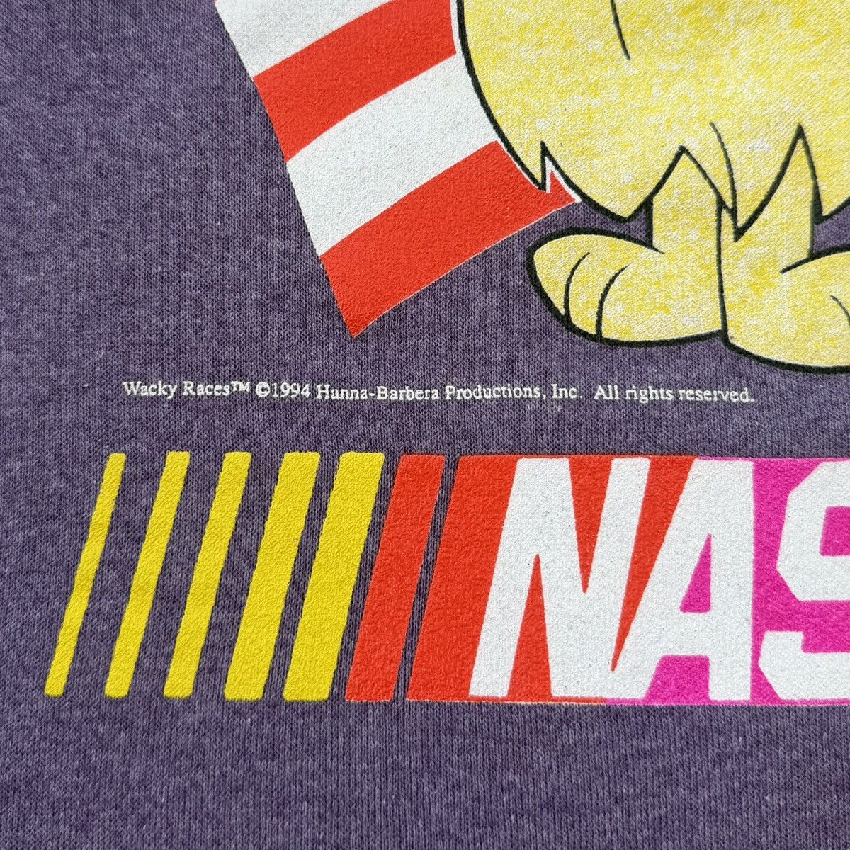 NASCAR Vintage 90s HANNA BARBERAWACKY Races Muttley Nascar Crewneck Size US L / EU 52-54 / 3 - 4 Thumbnail
