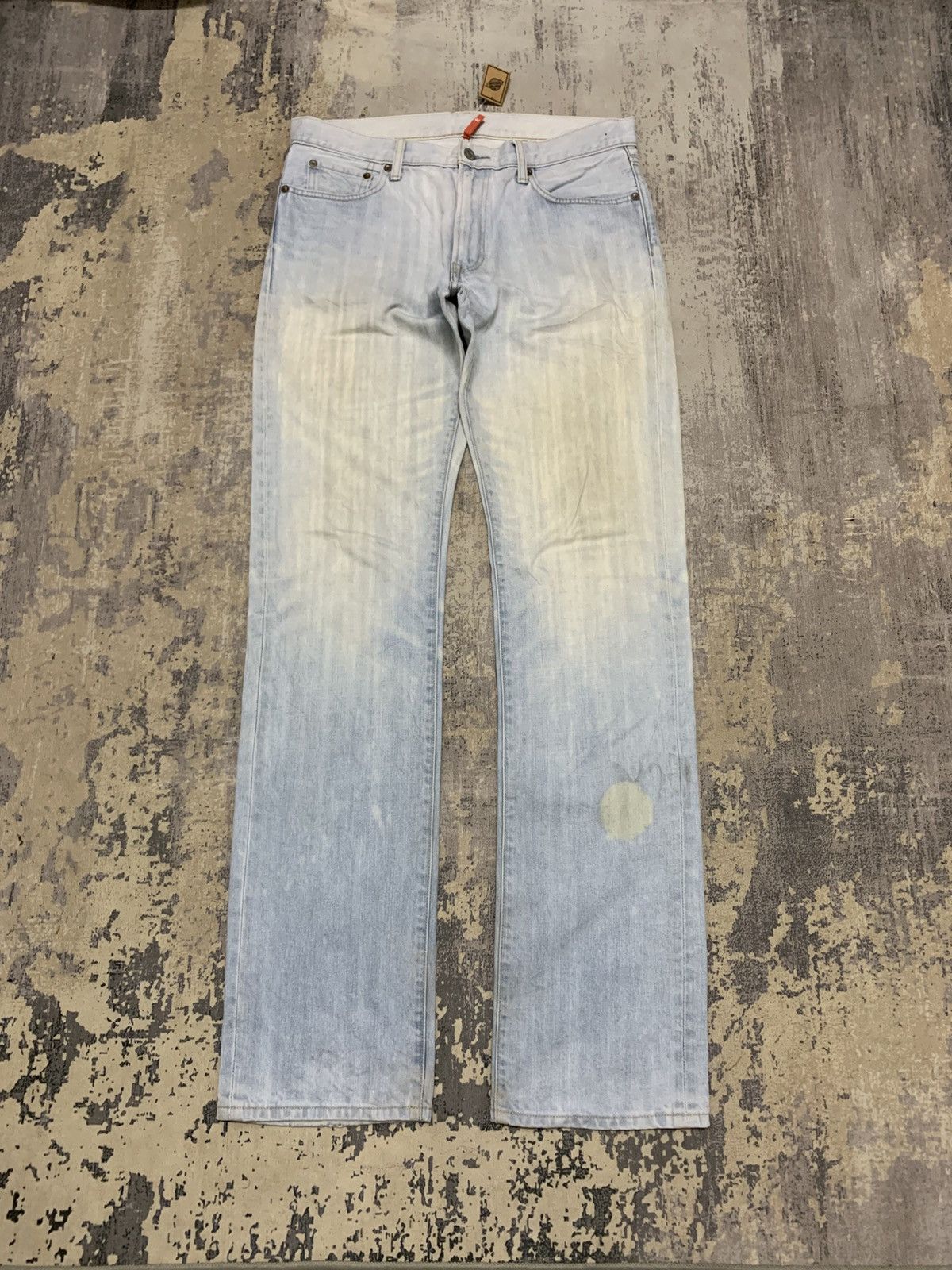 Undercover × Uniqlo Uniqlo Jeans UJ Regular Fit Straight Ash Blue Jeans W36x37 Size US 36 / EU 52 - 1 Thumbnail