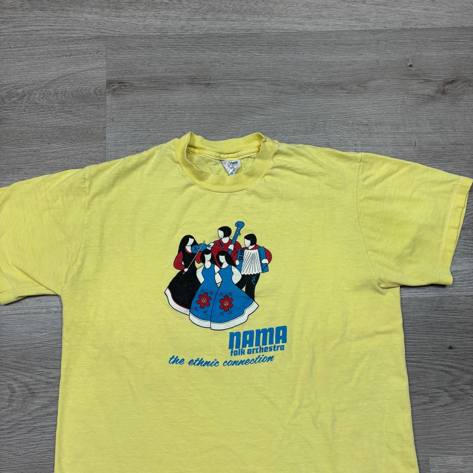 Hanes × Vintage VTG 80s Nama Folk Orchestra The Ethnic Connection Shirt Lg Size US L / EU 52-54 / 3 - 2 Thumbnail