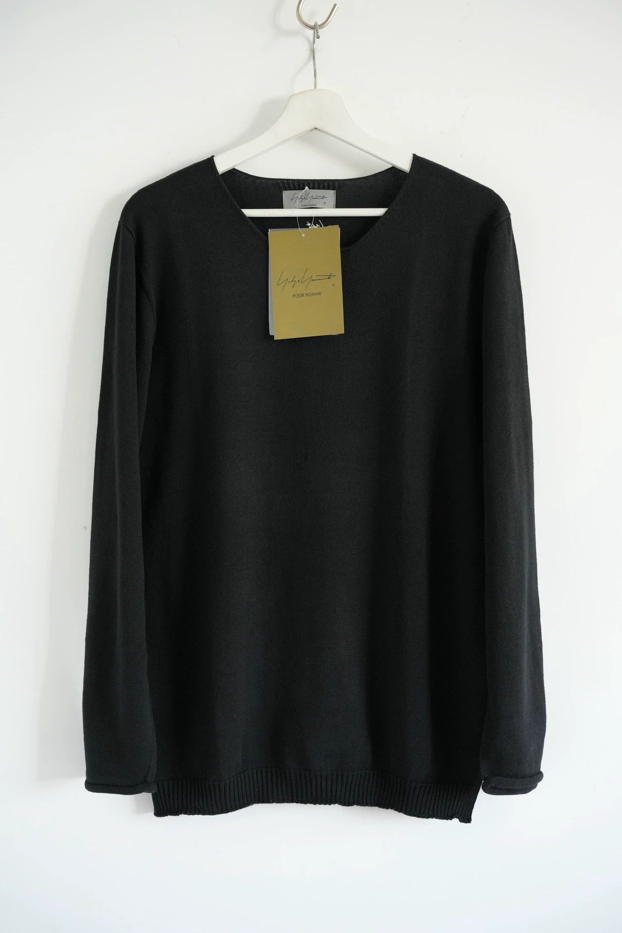 Yohji Yamamoto Yohji Yamamoto 24SS Sig LS Cashmere Blend Sweater Size US L / EU 52-54 / 3 - 1 Thumbnail