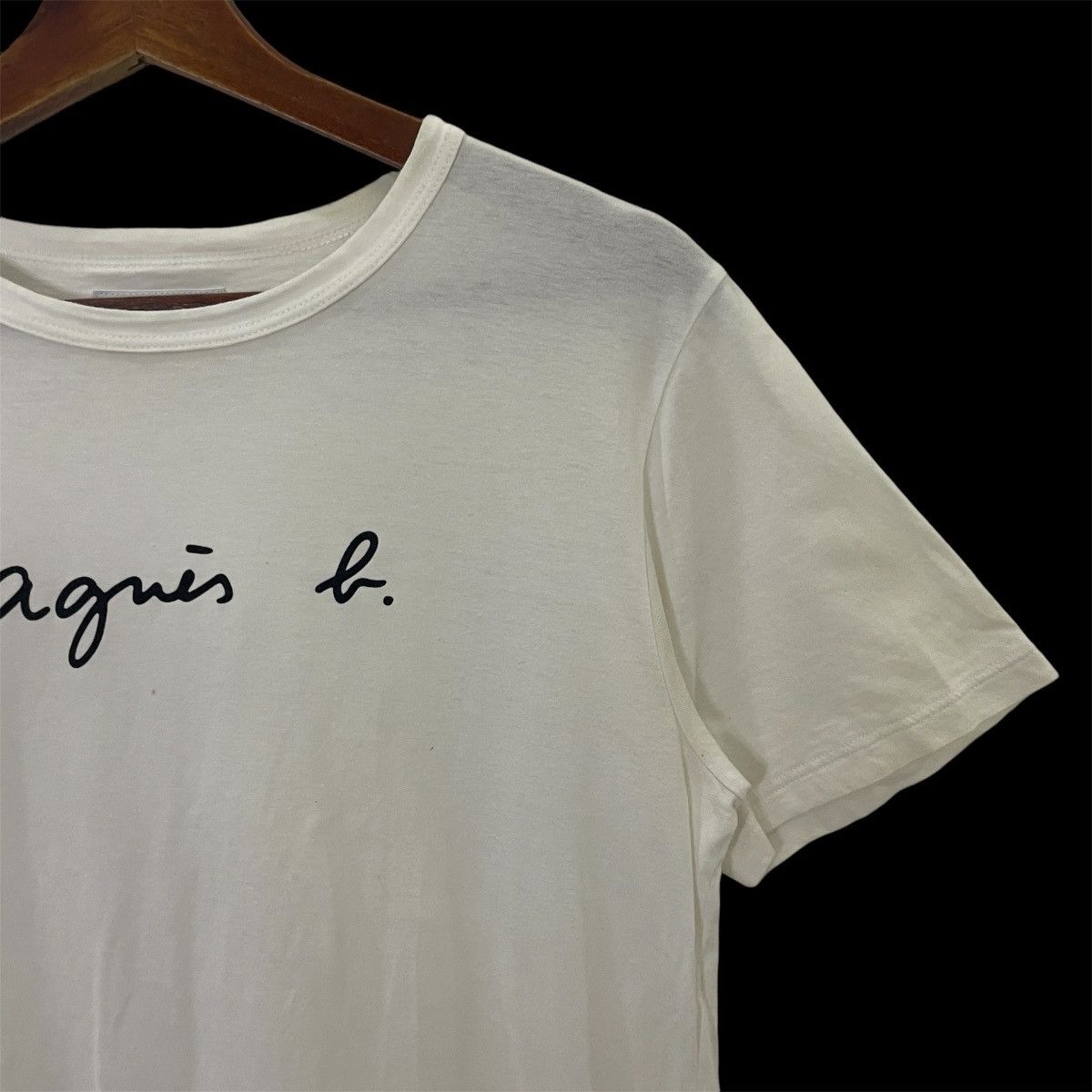 agnes b. Agnes B Homme Big Logo Tee Size M / US 6-8 / IT 42-44 - 2 Thumbnail