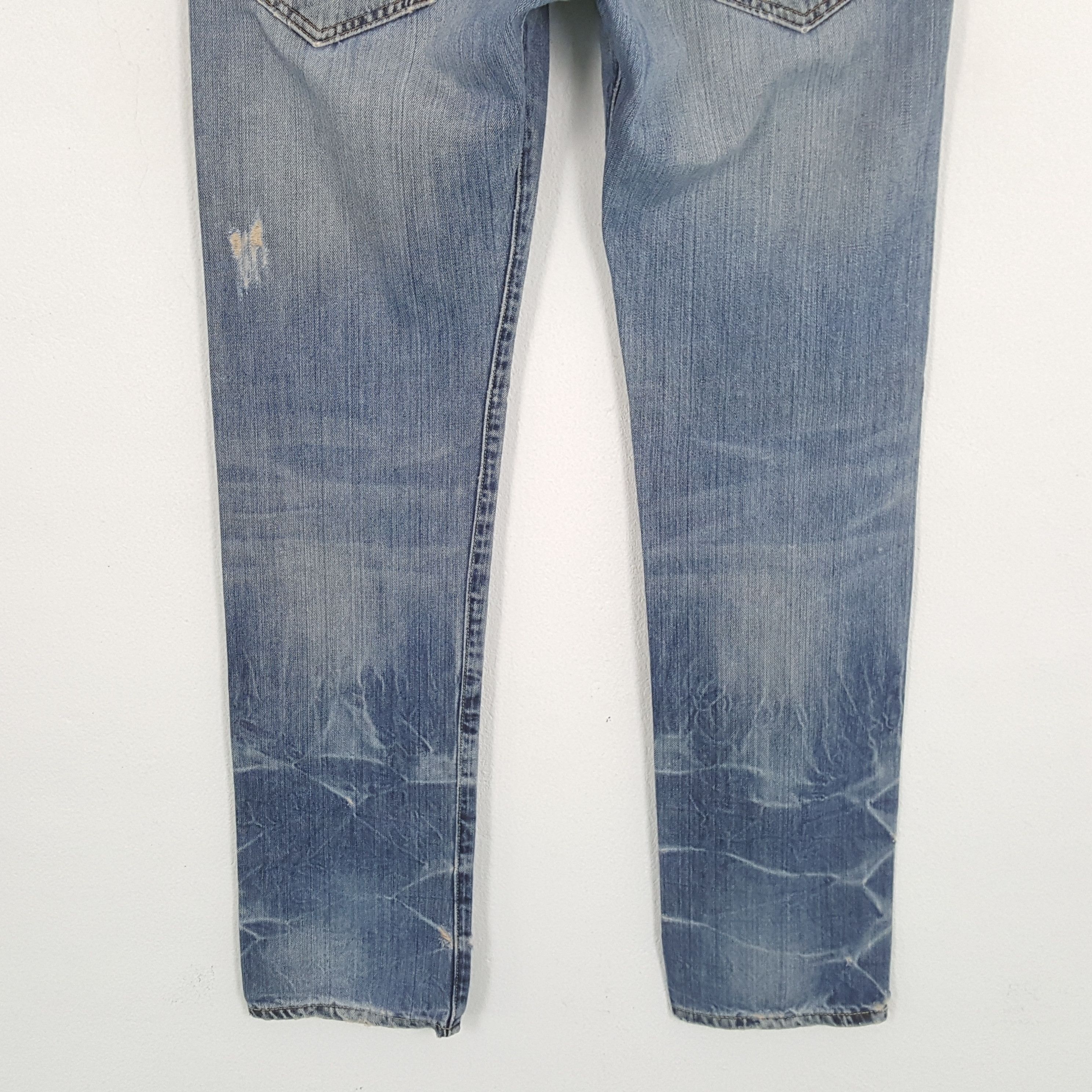 Christian Audigier × Ed Hardy × Vintage ED HARDY Designer Brand Fashion Style Custom Art Jeans Size US 32 / EU 48 - 3 Thumbnail