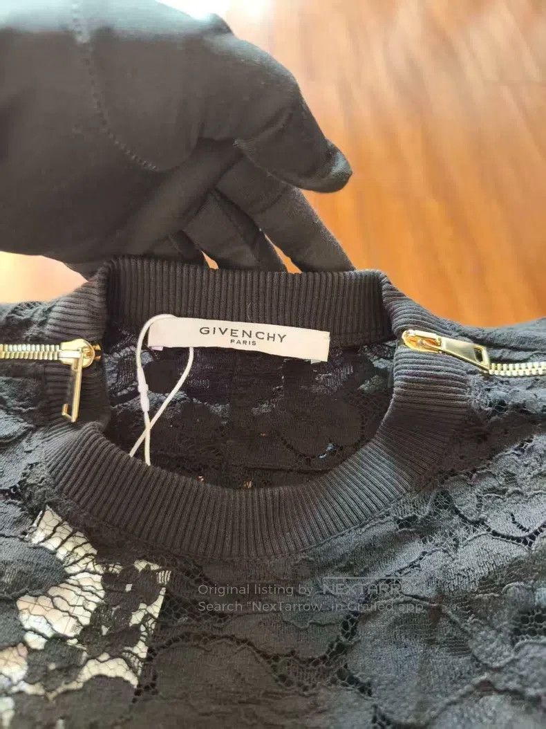 Givenchy Givenchy Lace Cutout Knit Top Size S / US 4 / IT 40 - 6 Thumbnail