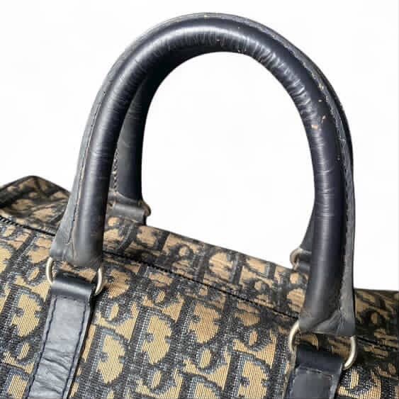 Christian Dior Monsieur Authentic Vintage Dior Trotter/Boston Bag in Blue Size ONE SIZE - 11 Thumbnail
