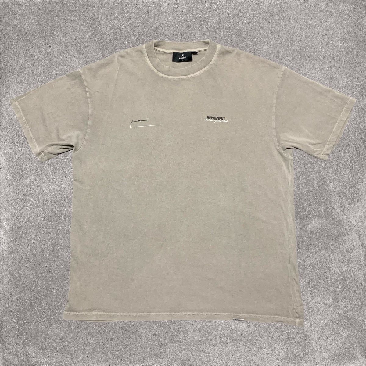 Represent Clo. Represent Large Patron Of The Club Grey Tee Size US L / EU 52-54 / 3 - 2 Thumbnail