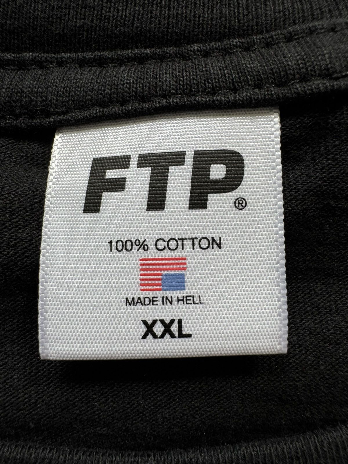 Fuck The Population XXL FTP Ghost Face Logo Tee Black Size US XXL / EU 58 / 5 - 10 Thumbnail