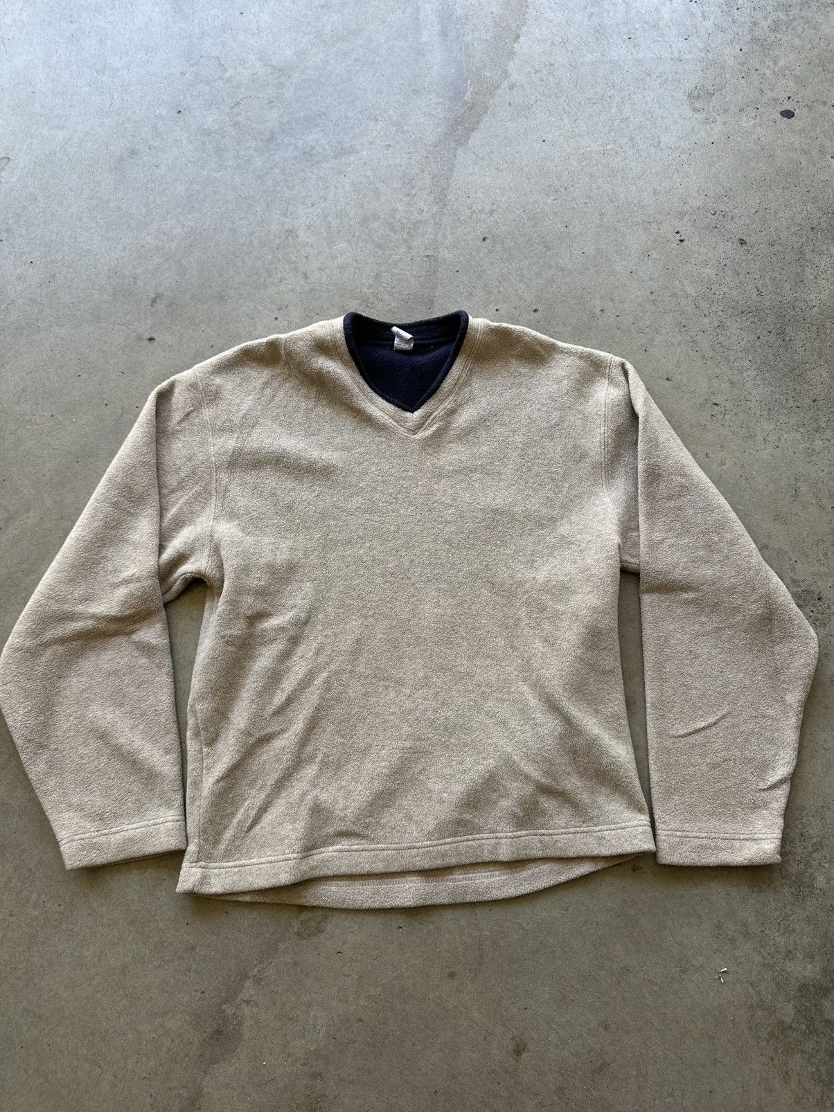 Gap Vintage 2000's Beige Gap Fleece Size US M / EU 48-50 / 2 - 1 Thumbnail