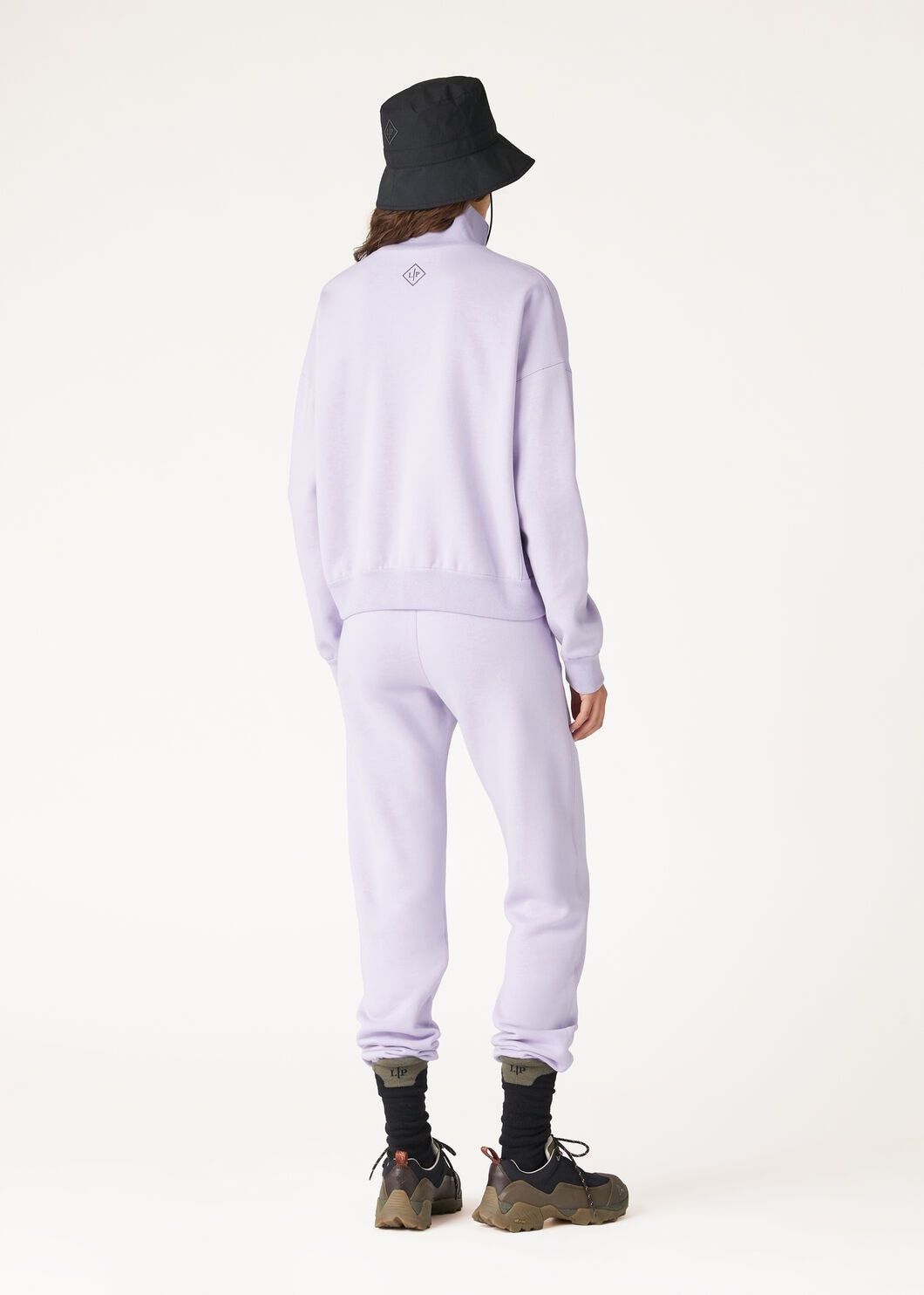 Loro Piana o1srvl11e0825 FAN8095 Larecchio Half Zip Sweater in Lilac Size M / US 6-8 / IT 42-44 - 5 Thumbnail