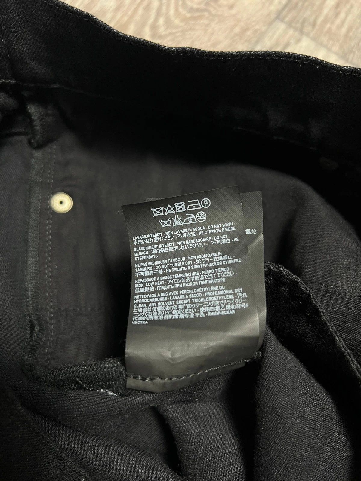 Saint Laurent Paris Saint laurent SLP Faded Black D02 Whisker Denim Hedi Slimane Size US 32 / EU 48 - 7 Thumbnail