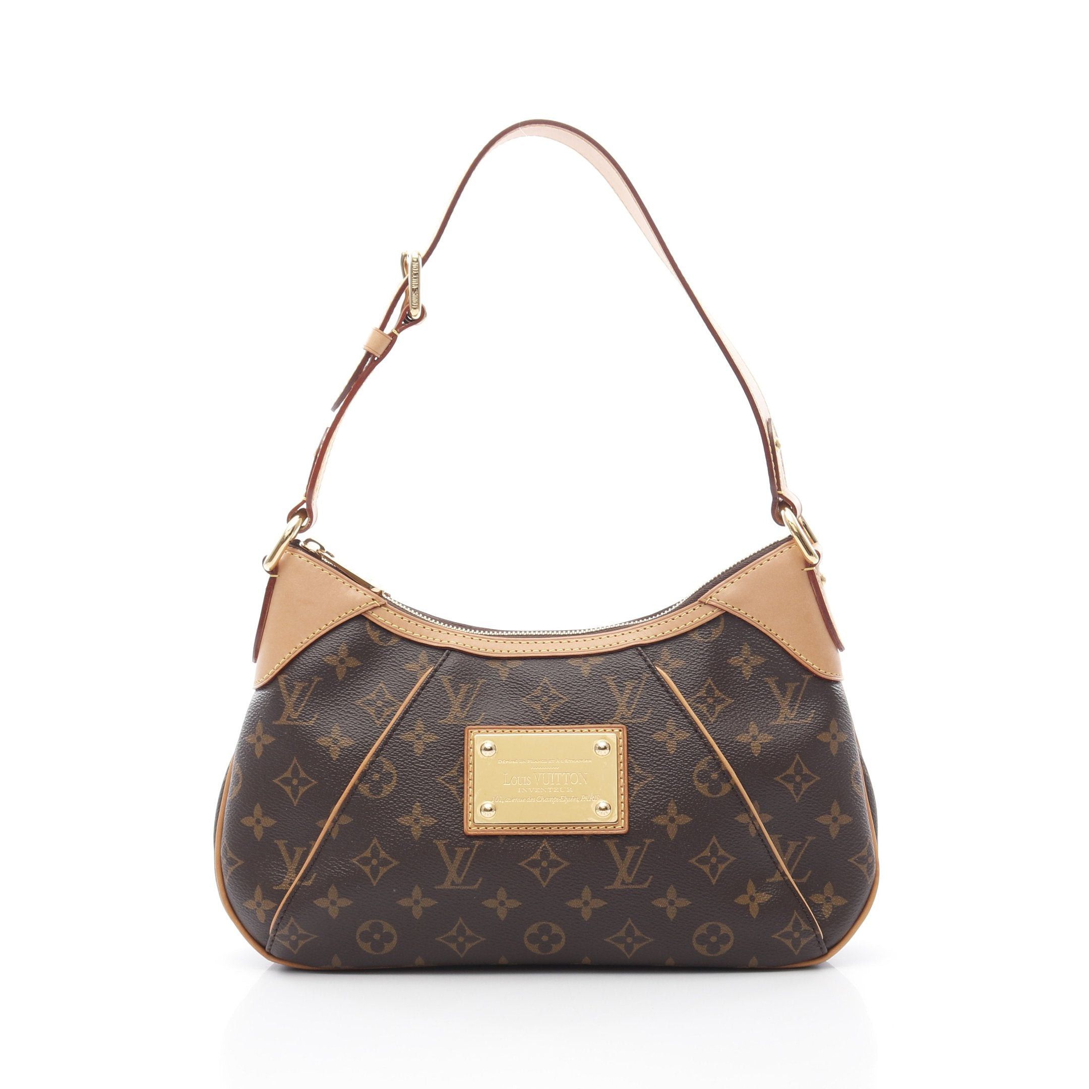 Louis Vuitton Louis Vuitton Thames Pm Monogram Shoulder Bag Leather Brown Size ONE SIZE - 1 Thumbnail