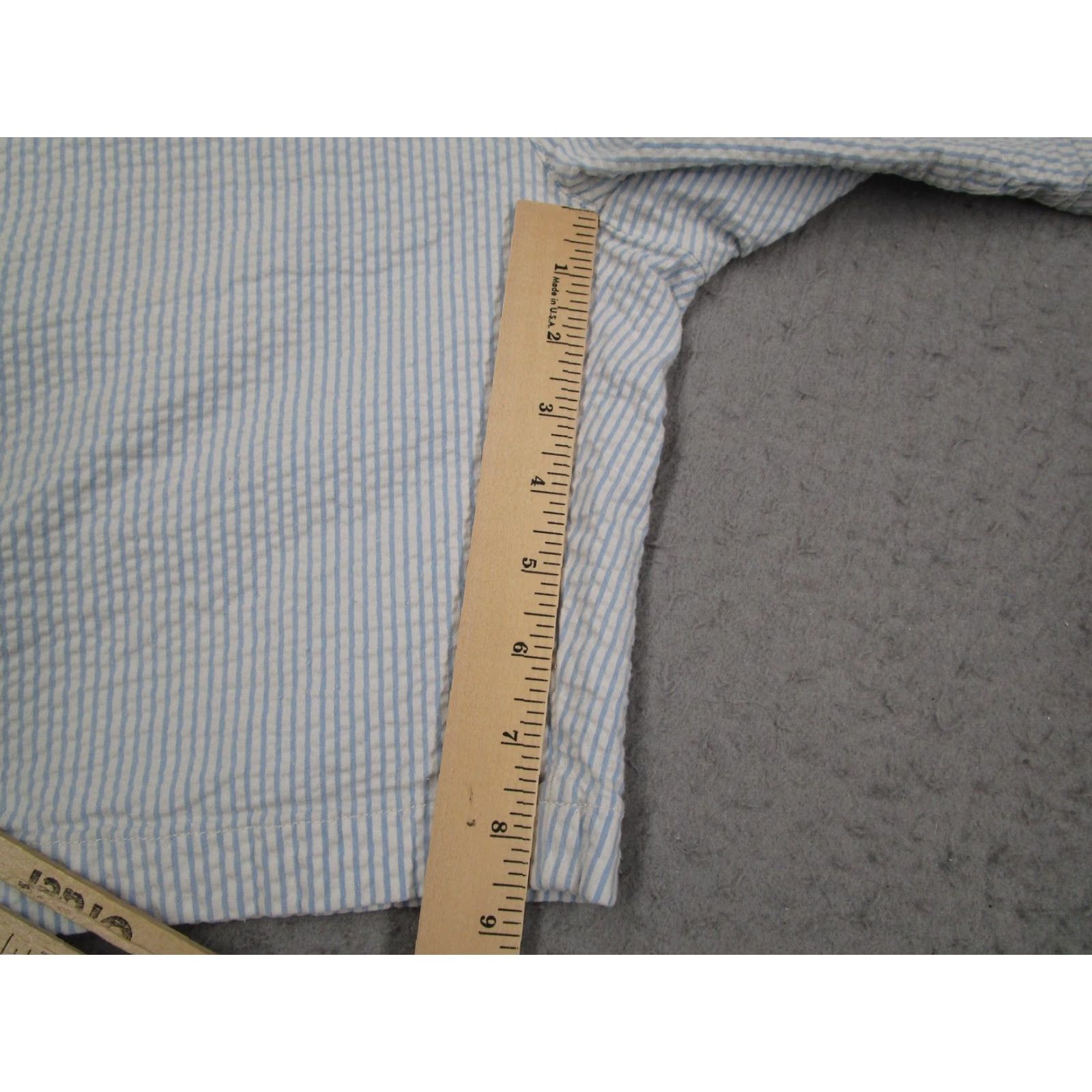 Vineyard Vines Vineyard Vines Shorts Mens 36 Chino Knit Seersucker Stripe Blue White 1H0530 Nautical Stretch Casual Flat Front 5-Pocket Mens Size US 36 / EU 52 - 3 Thumbnail