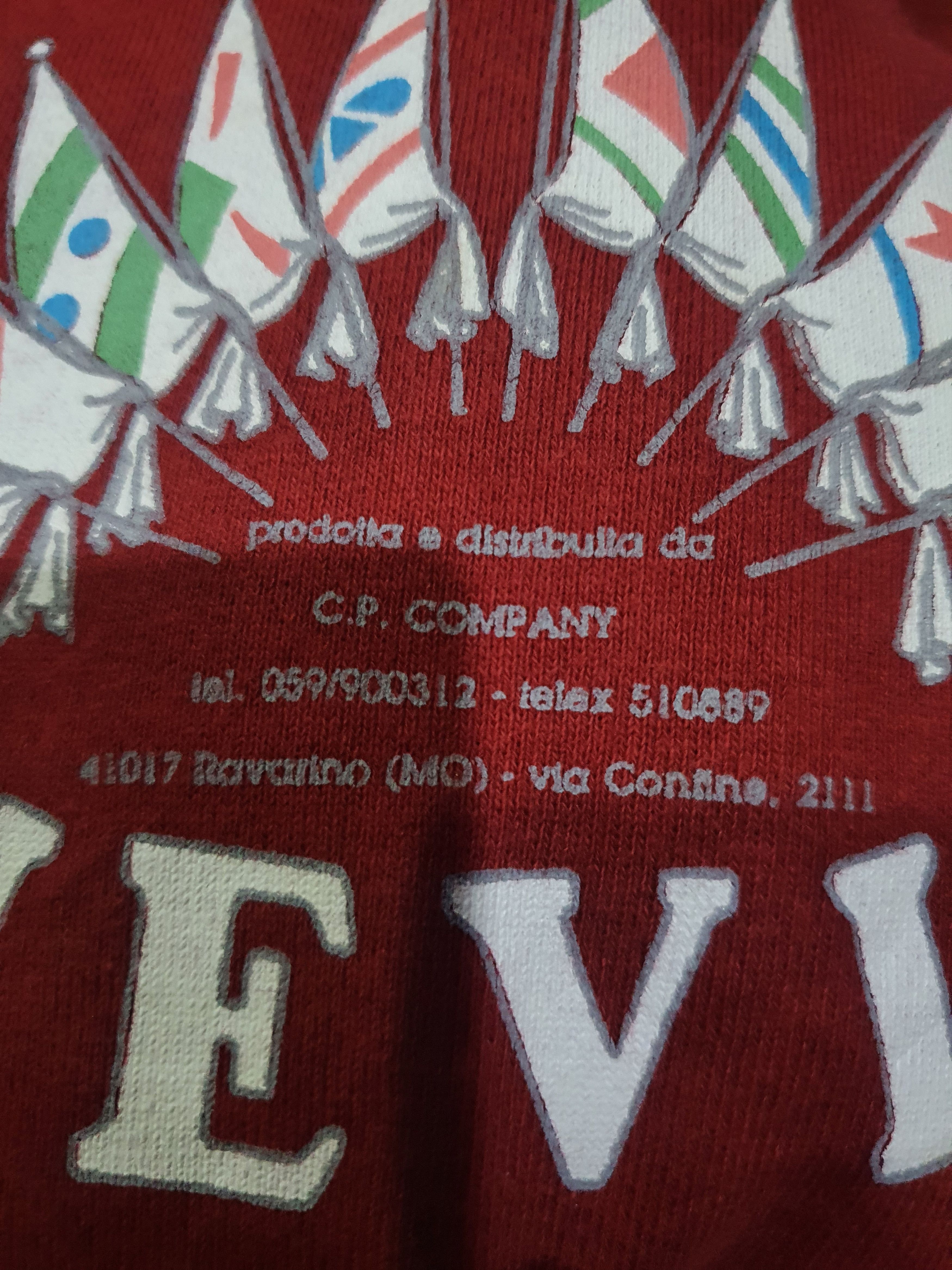 Boneville × C.P. Company × Massimo Osti Vtg 80s BONEVILLE C.P. COMPANY Crewneck Sweatshirt Spellout Size US M / EU 48-50 / 2 - 3 Thumbnail