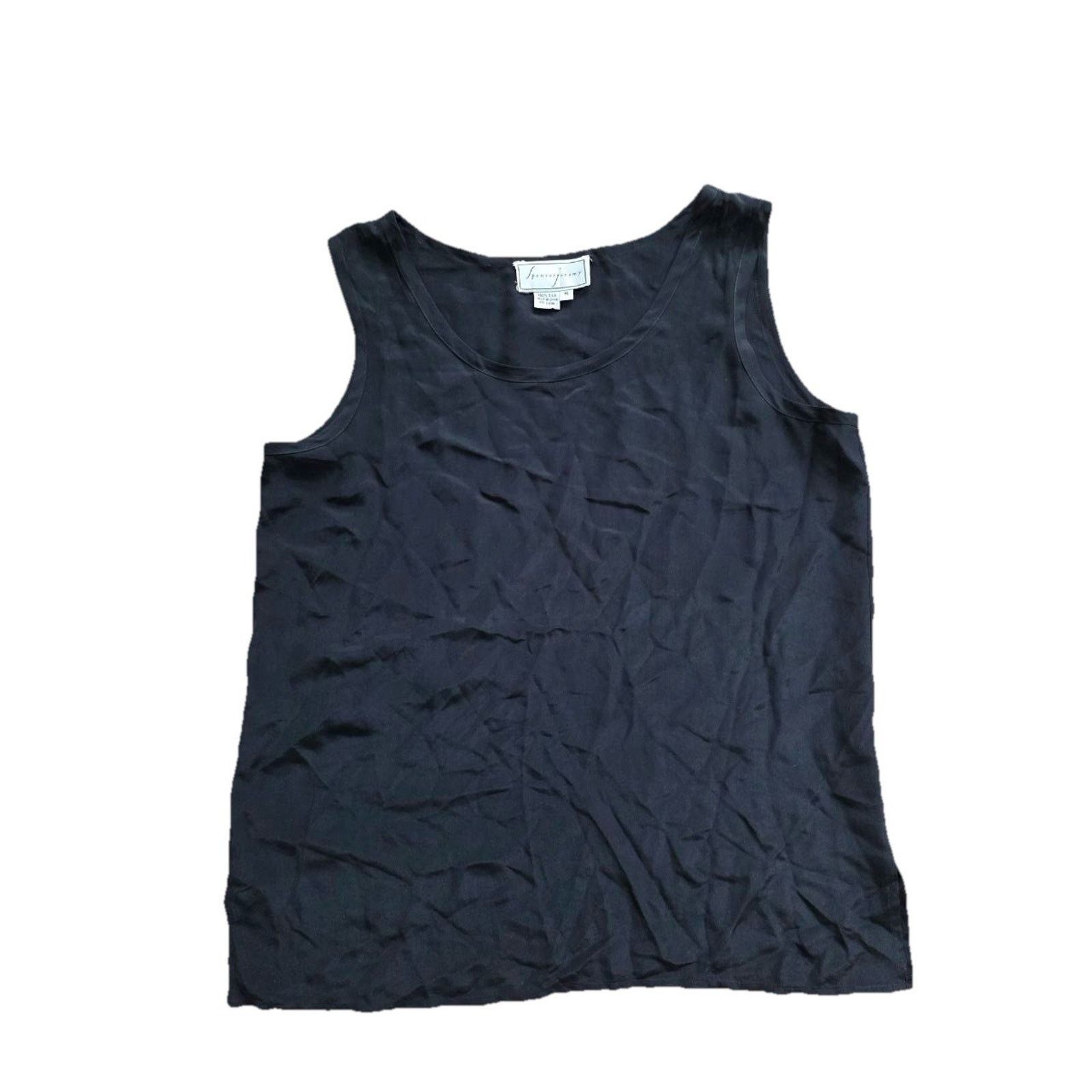 & Other Stories Spenser Black Pullover Top Tank Blouse Silk Size M A001086 Size M / US 6-8 / IT 42-44 - 1 Thumbnail