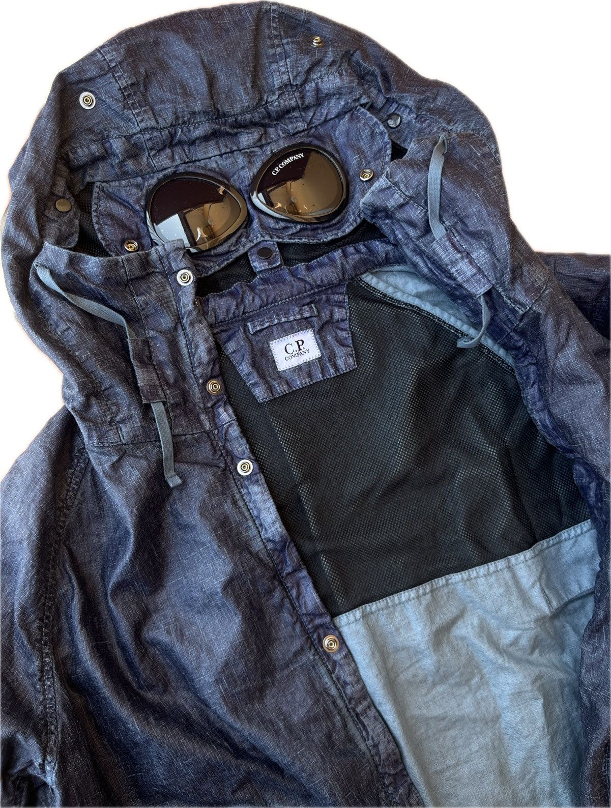 C.P. Company C.P. Company Lino Wax Goggle Jacket Size US M / EU 48-50 / 2 - 6 Thumbnail
