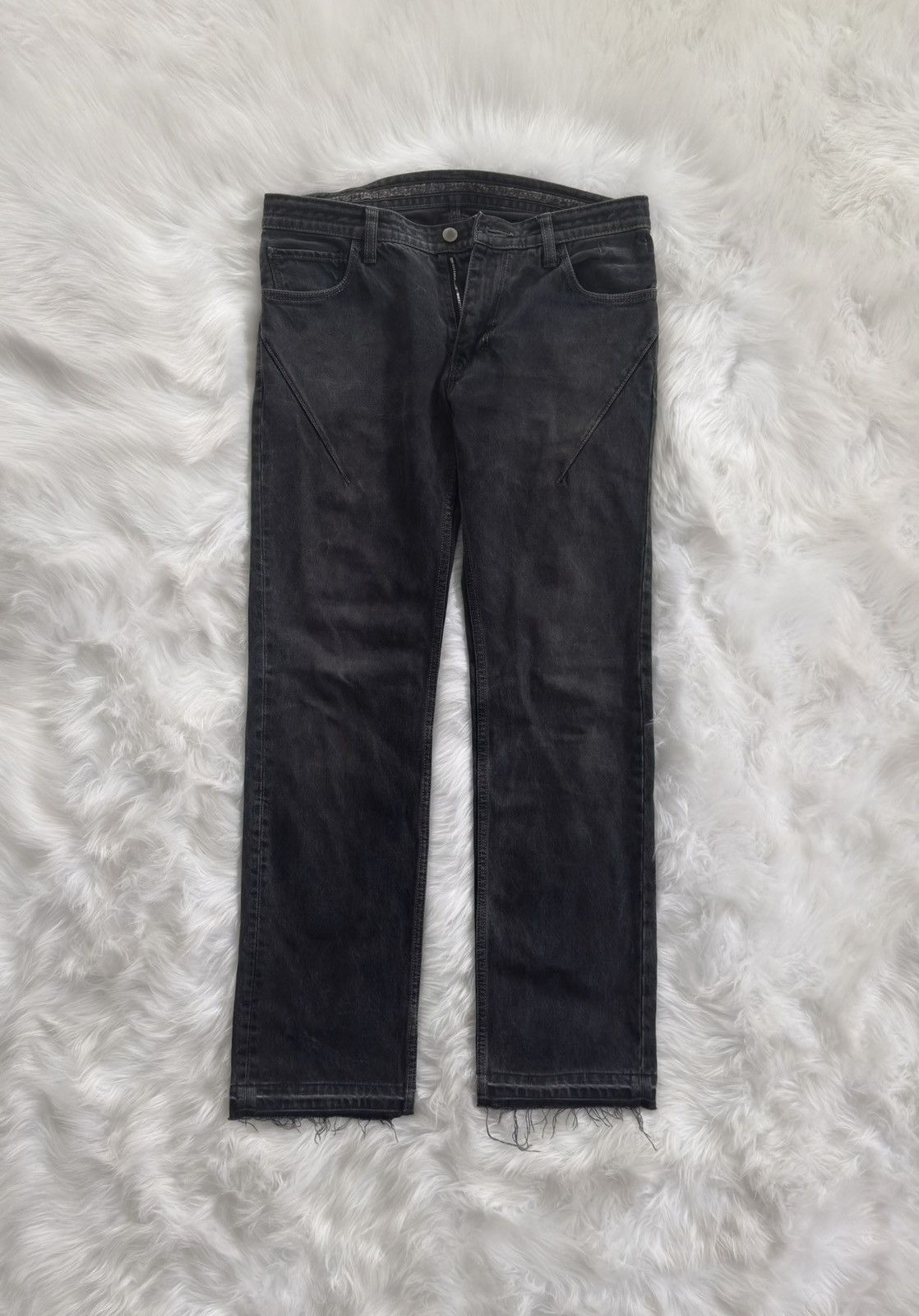 Number (N)ine NUMBER NINE SS08 “BIRDS” MUDWASH PAIN DENIM | Grailed