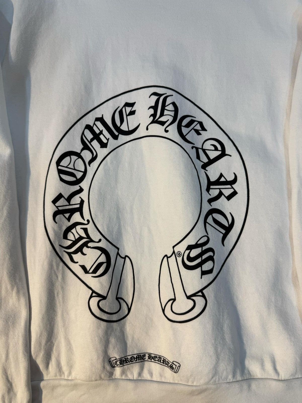 Chrome Hearts Chrome Hearts Horseshoe Floral White Crewneck Size US XL / EU 56 / 4 - 5 Thumbnail
