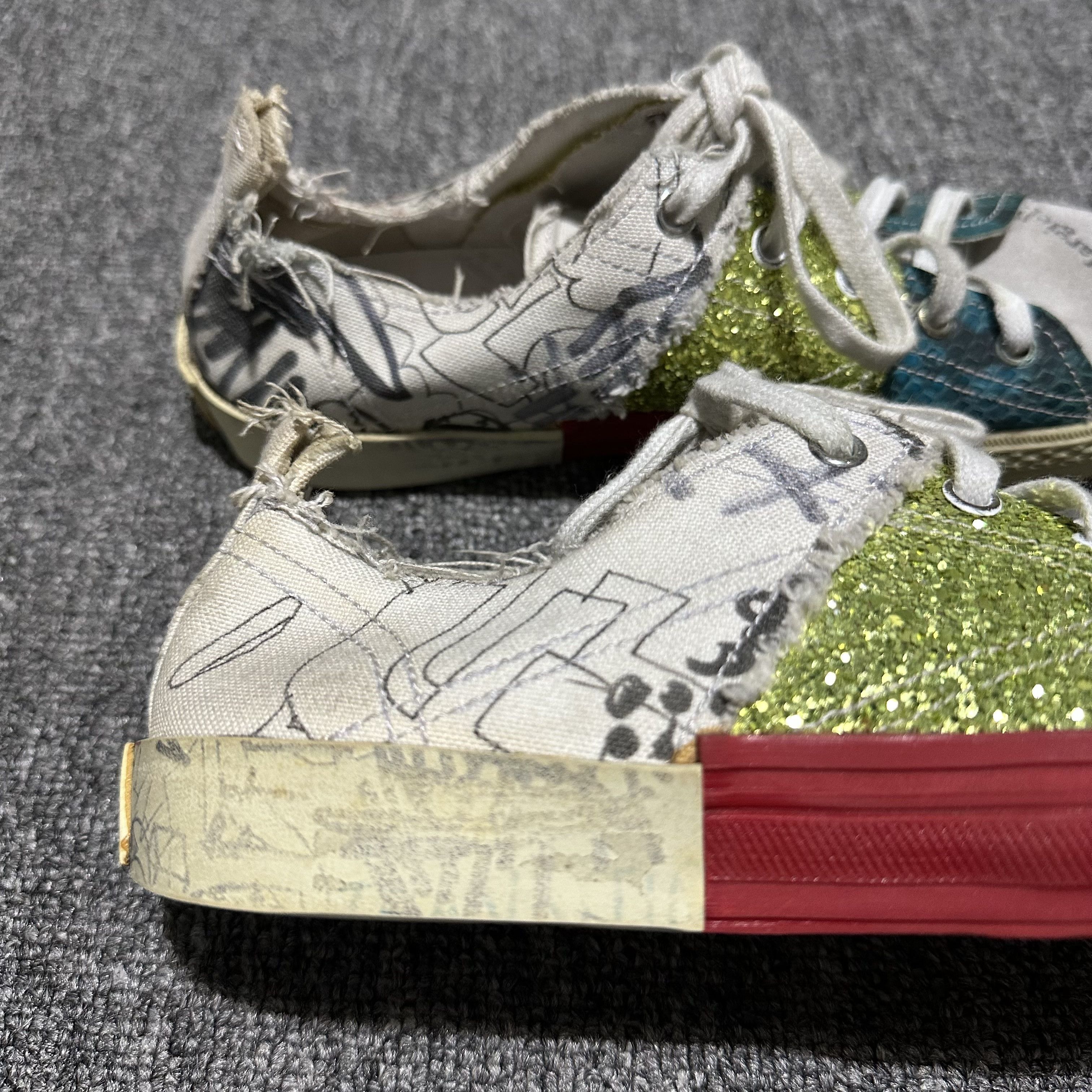 Maison Margiela Maison Margiela Patchwork Shoes Size US 5.5 / EU 38 - 8 Thumbnail