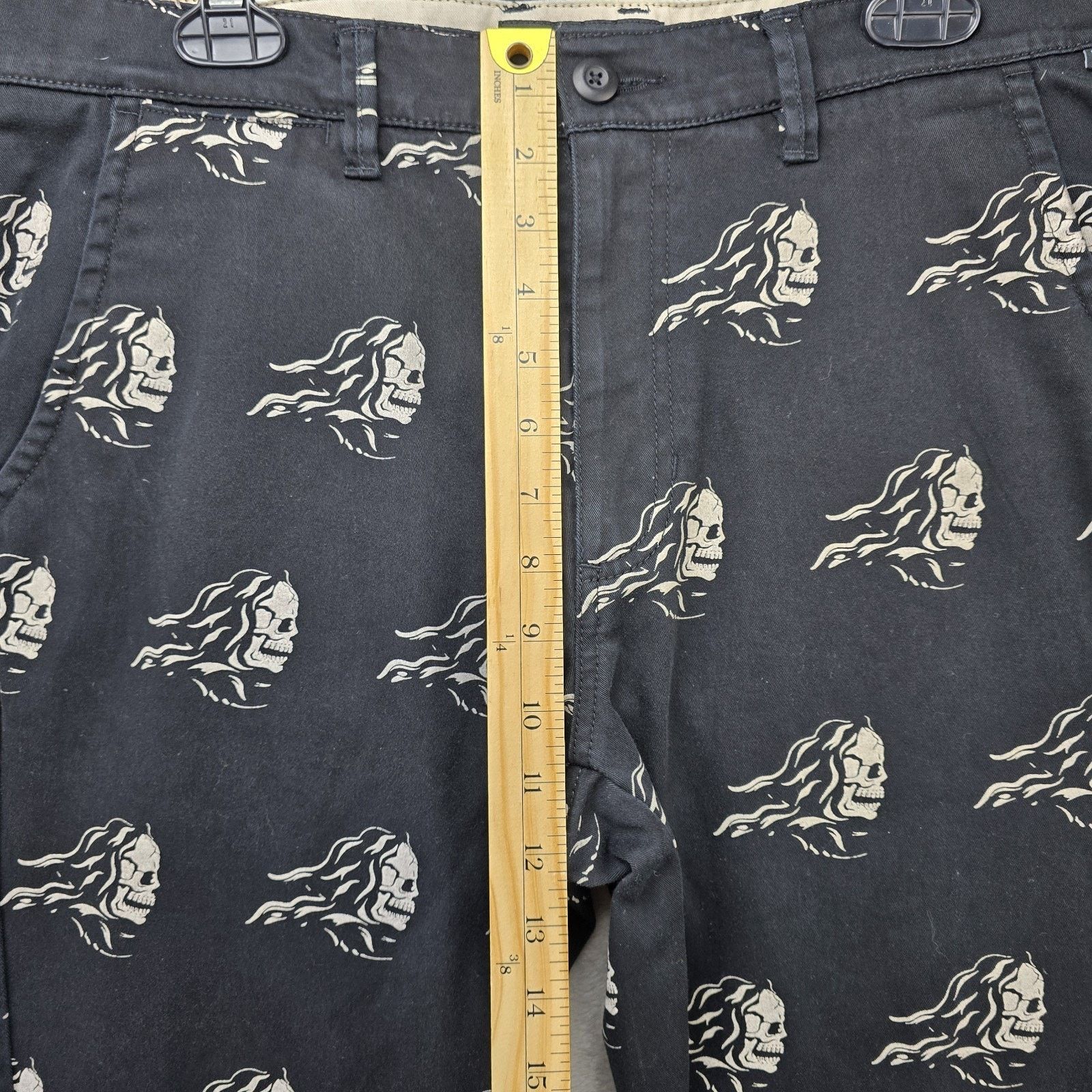 Vans Vans Chino Skater Pants 33 (Fits 34x30) Skulls Reaper AOP Size US 33 - 12 Thumbnail