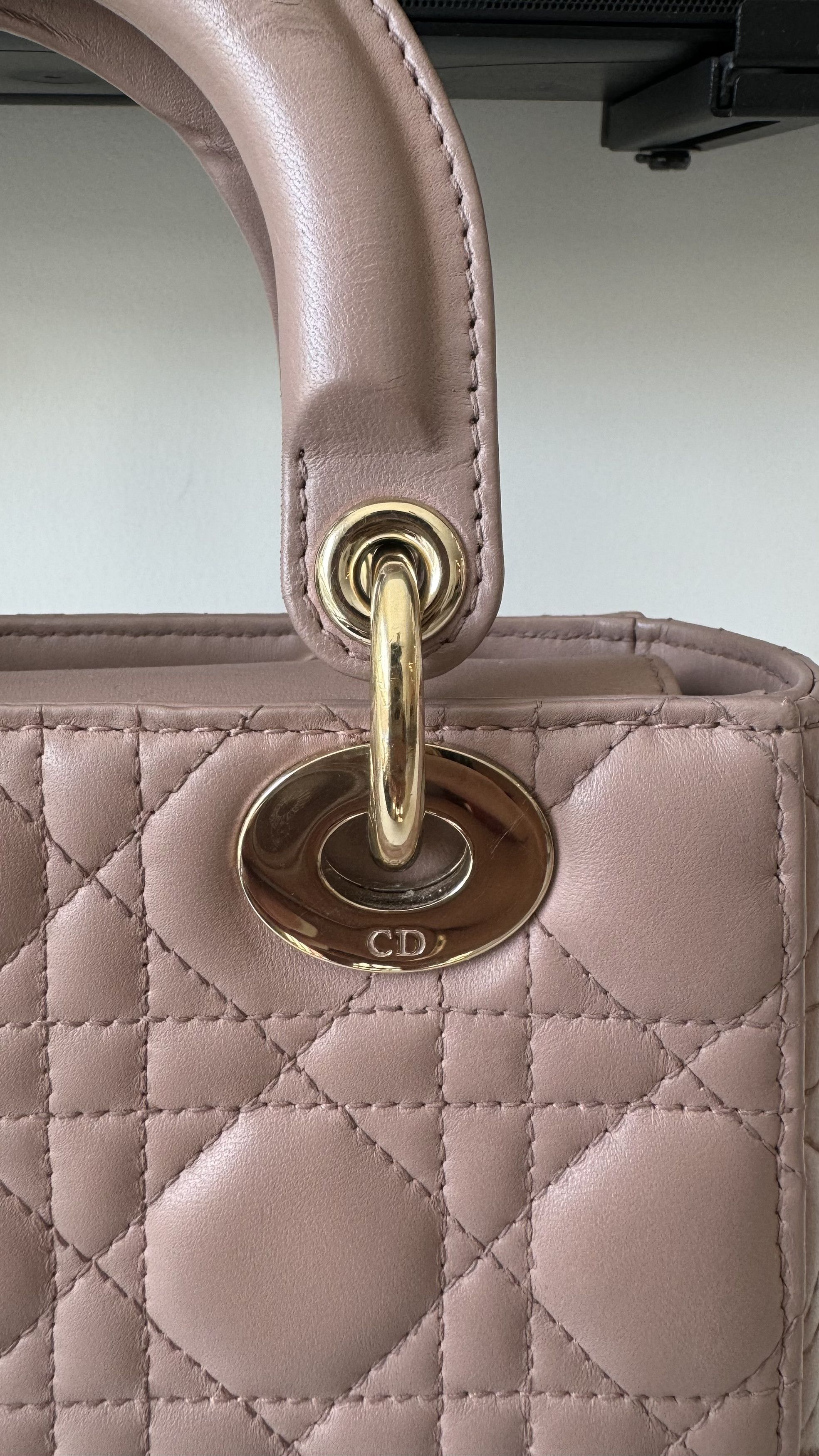 Dior DIOR Small Lady Dior My ABCDior Bag - Cannage Lambskin Size ONE SIZE - 10 Thumbnail
