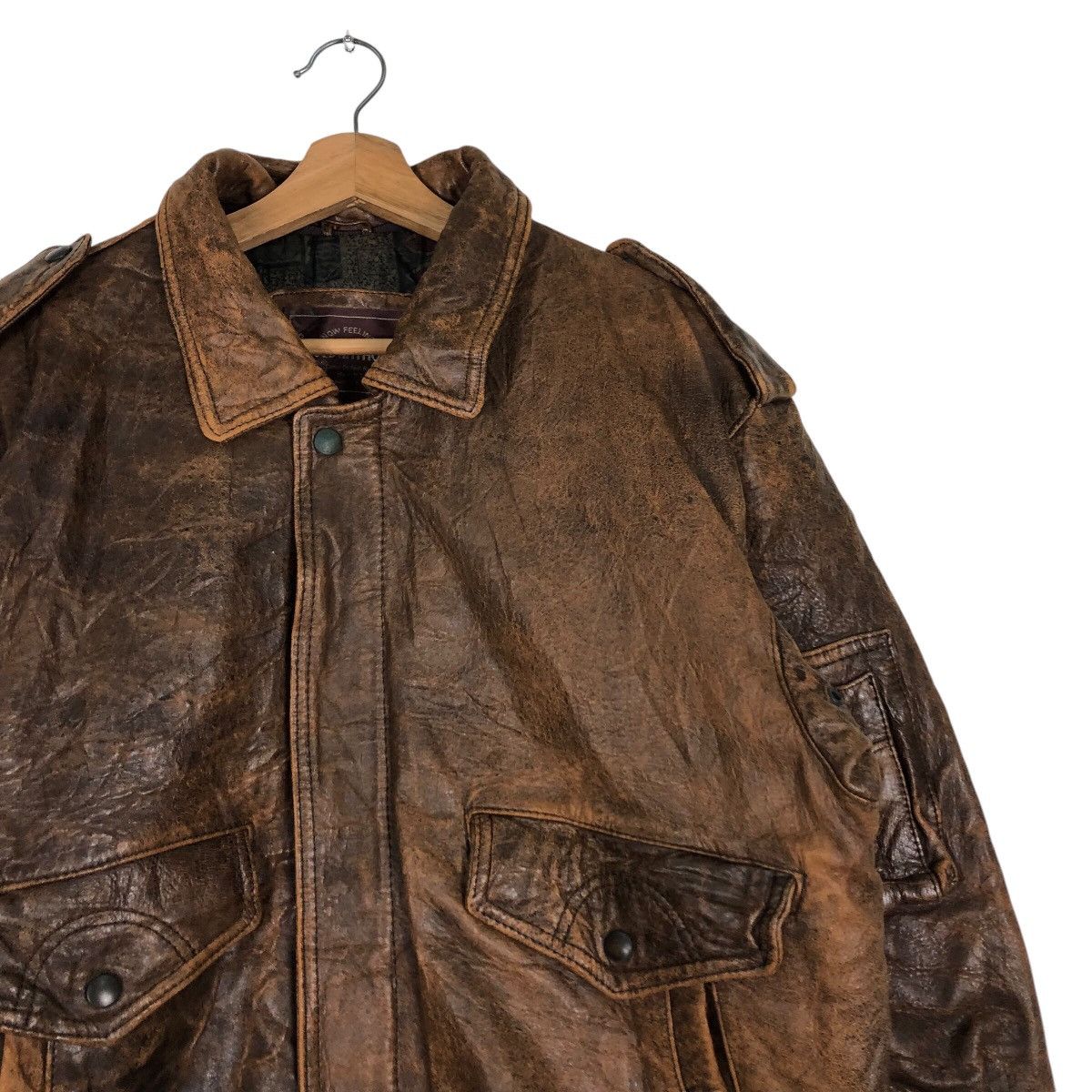 Japanese Brand 📌Vintage Leather Jacket Biker Loldanthony Size US L / EU 52-54 / 3 - 7 Thumbnail