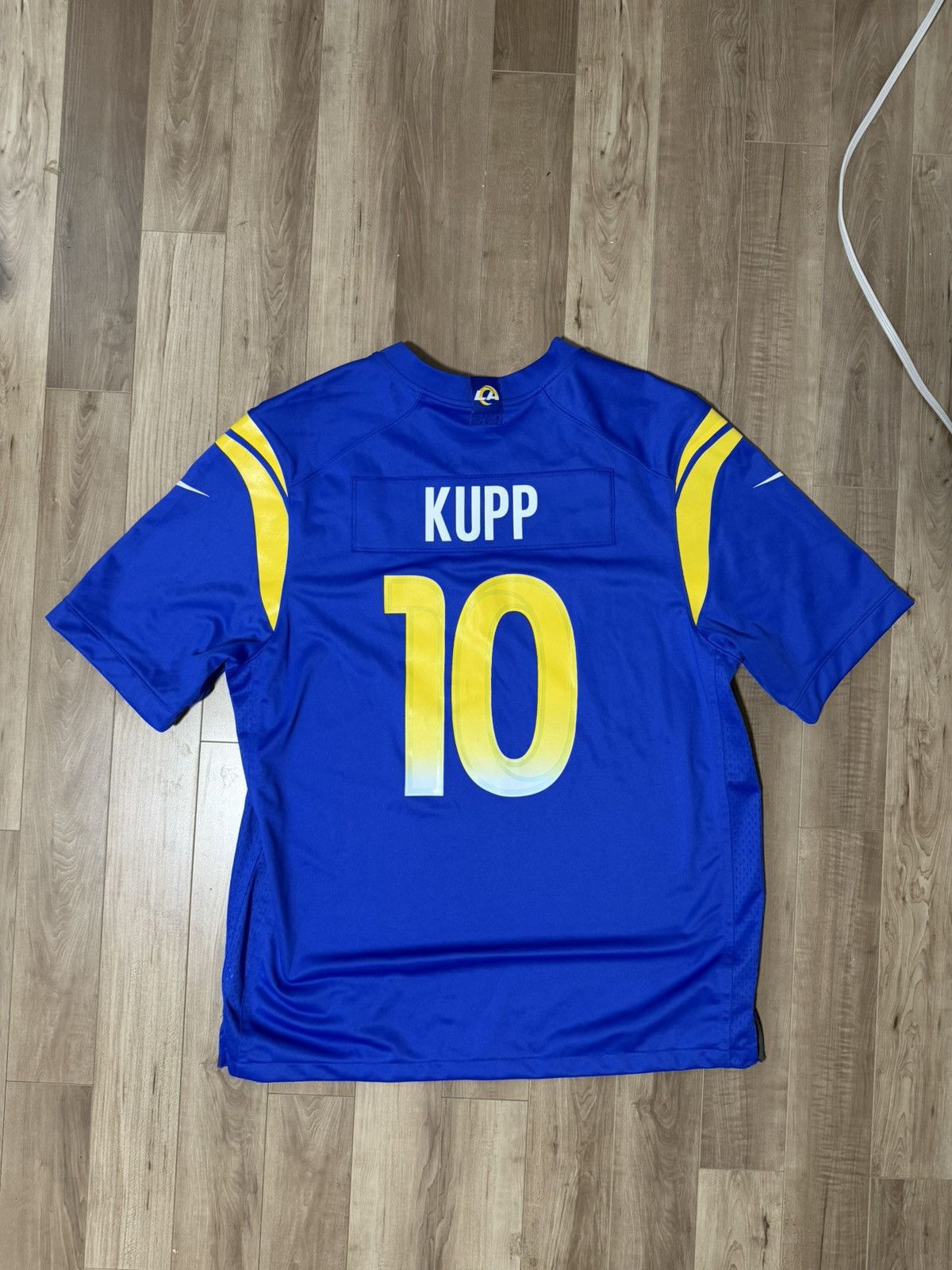 Nike Nike Los Angeles Rams Cooper Kupp #10 blue game jersey Size US XL / EU 56 / 4 - 2 Thumbnail