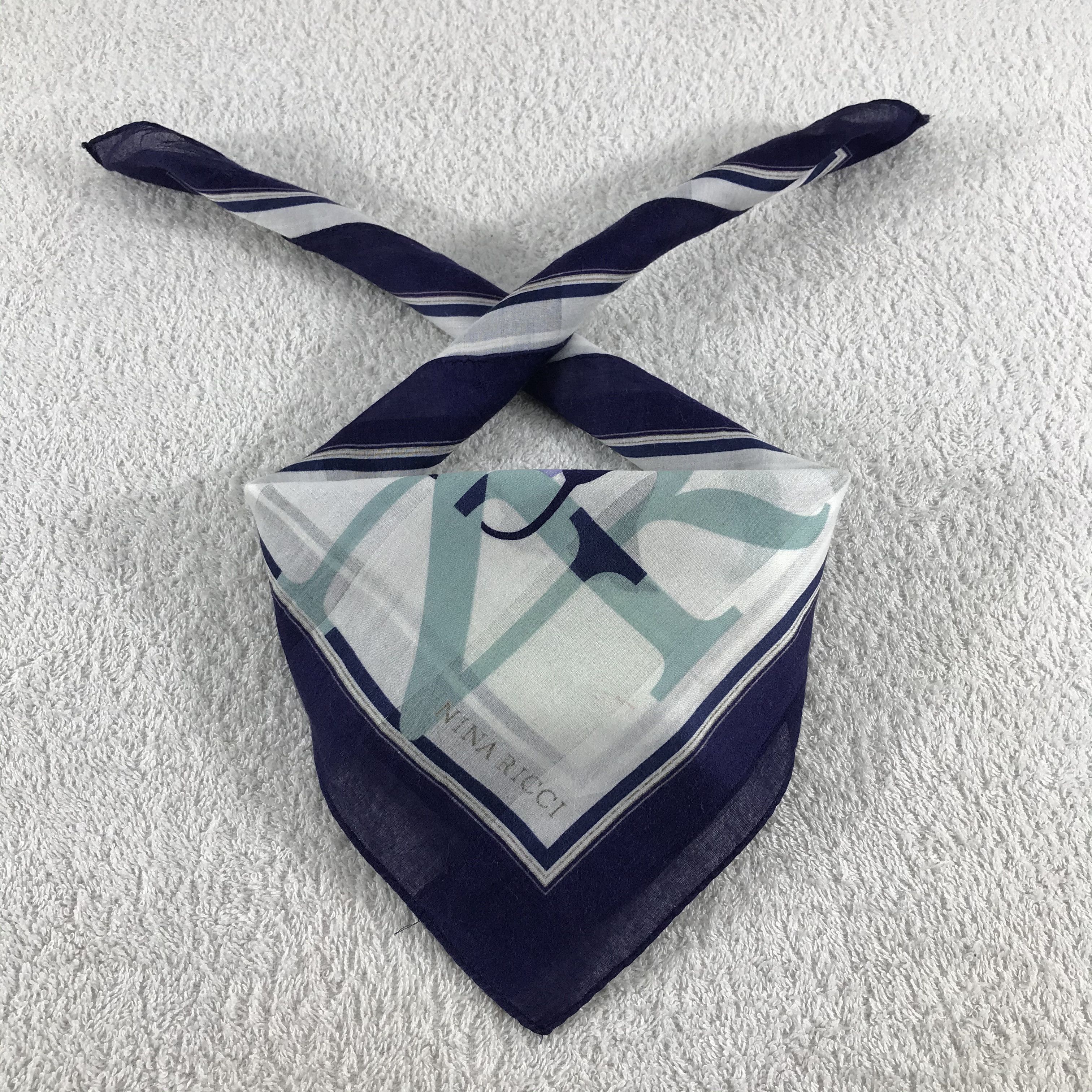 Nina Ricci × Vintage Nina Ricci Bandana / Handkerchief / Neckerchief - S153 Size ONE SIZE - 3 Thumbnail