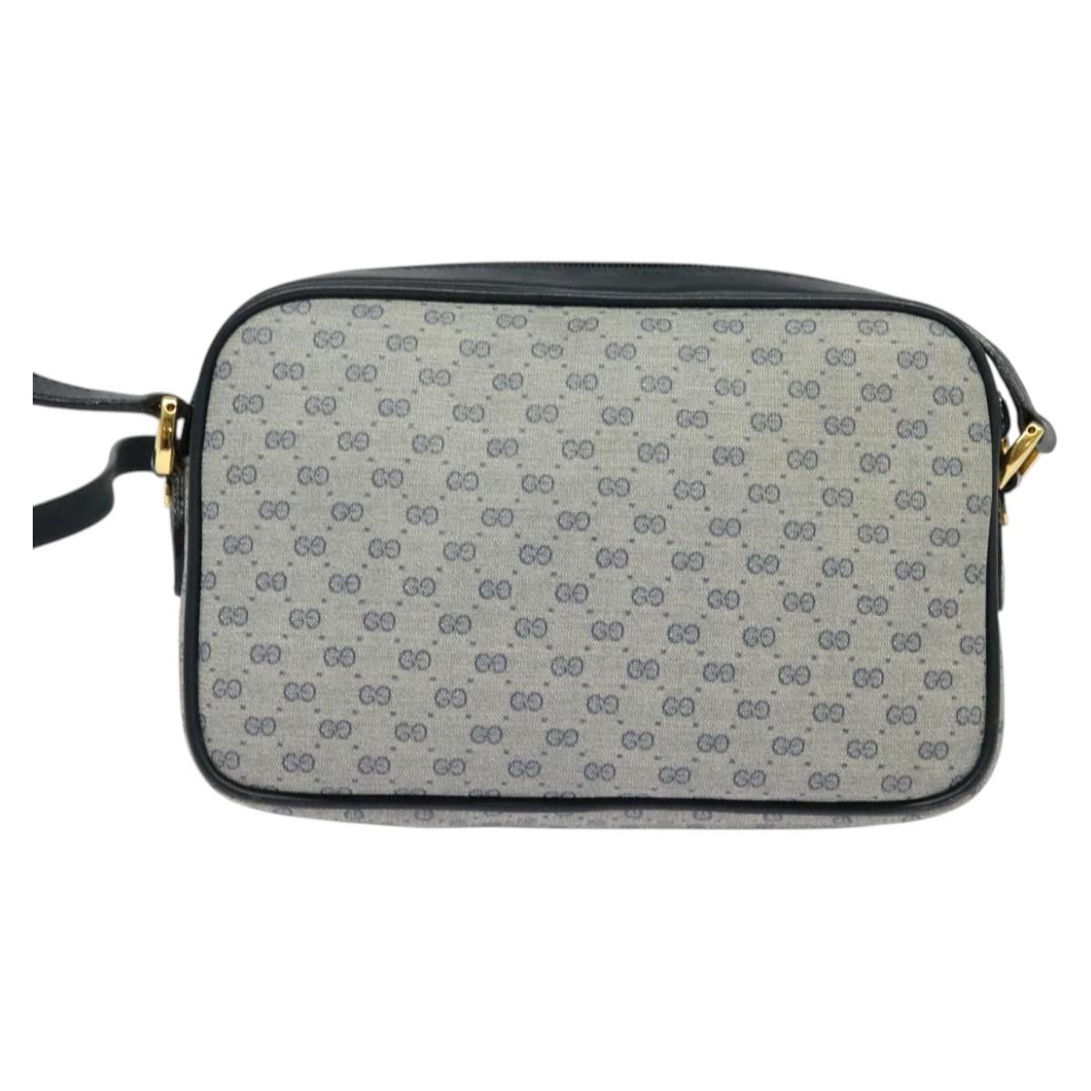 Gucci GUCCI Micro GG Supreme Shoulder Bag Pvc Navy Gold 007 904 Size ONE SIZE - 3 Thumbnail