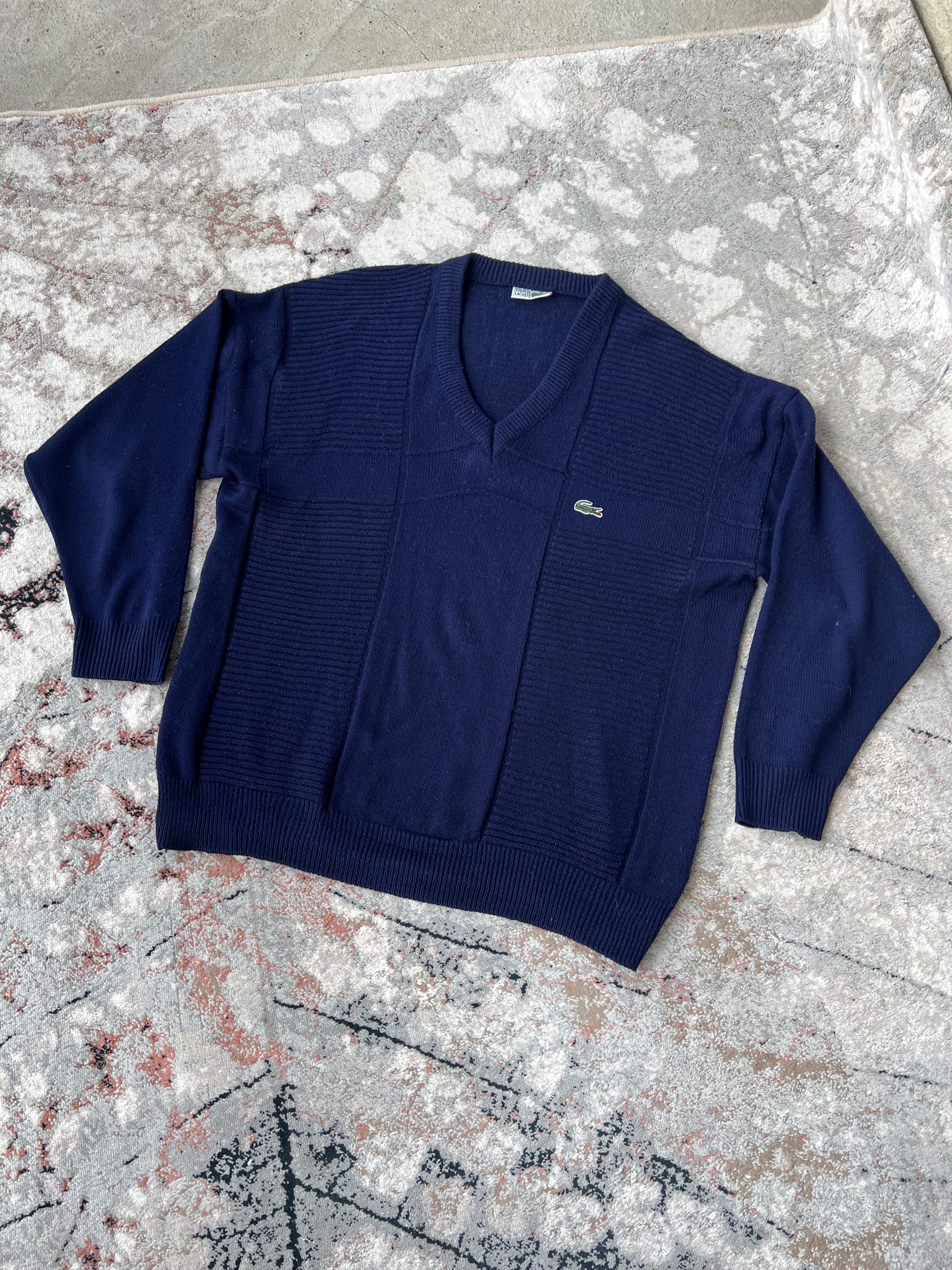 Lacoste Vintage Lacoste Sweater Size US XXL / EU 58 / 5 - 1 Thumbnail