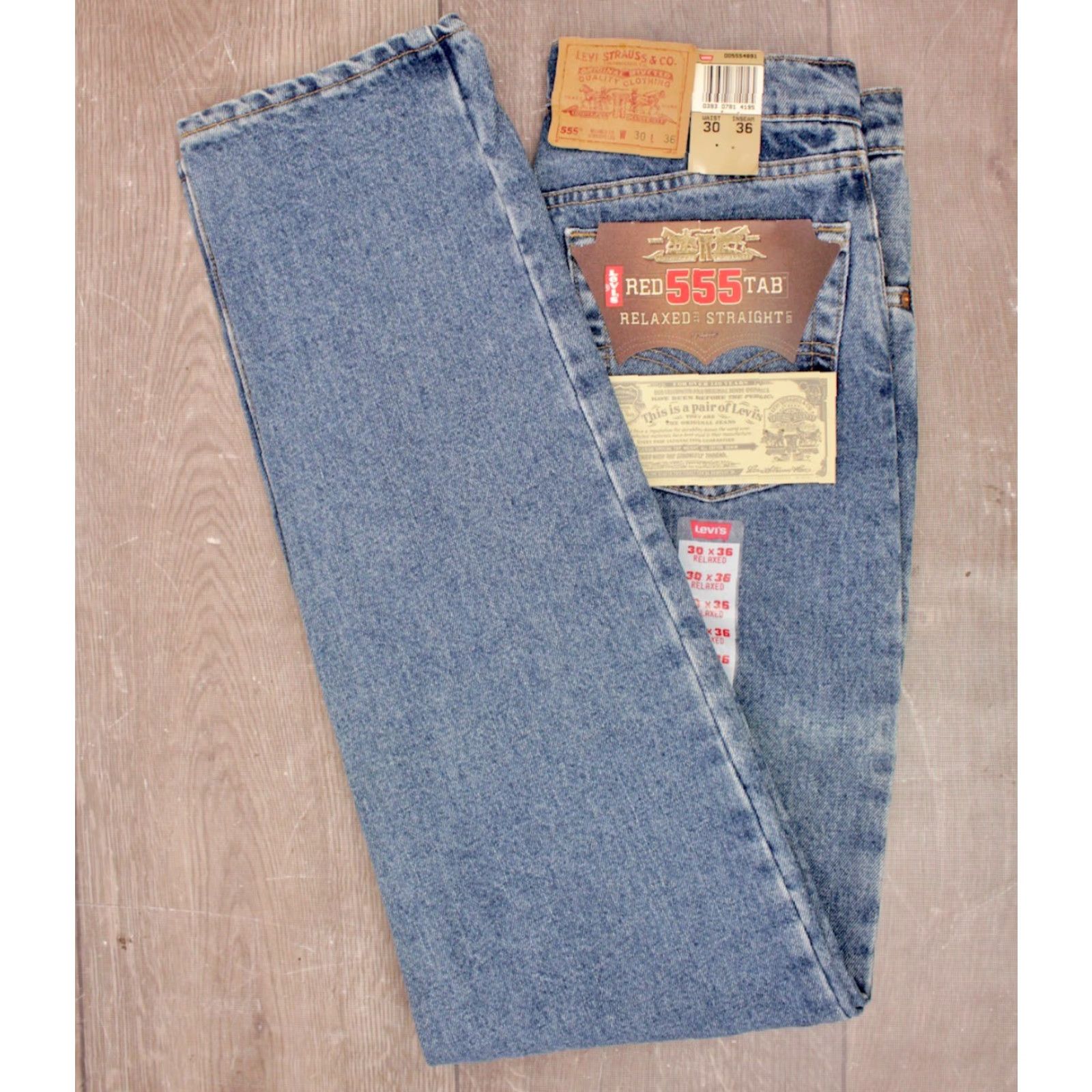 Levi's VINTAGE Levi's 555 Jeans Shirt? Size US 30 / EU 46 - 2 Thumbnail