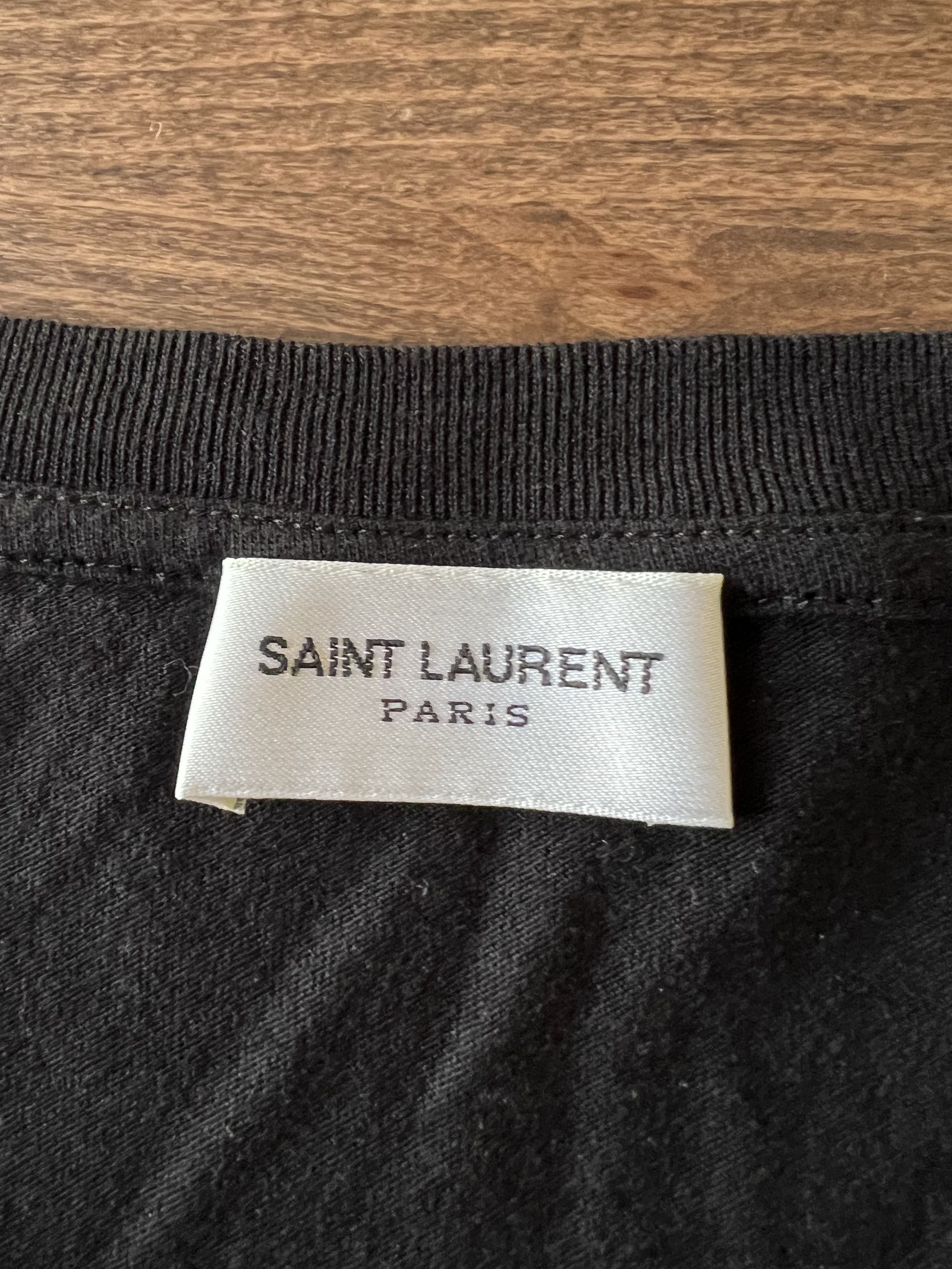 Saint Laurent Paris Saint Laurent Palm Print T-shirt Size US L / EU 52-54 / 3 - 3 Thumbnail