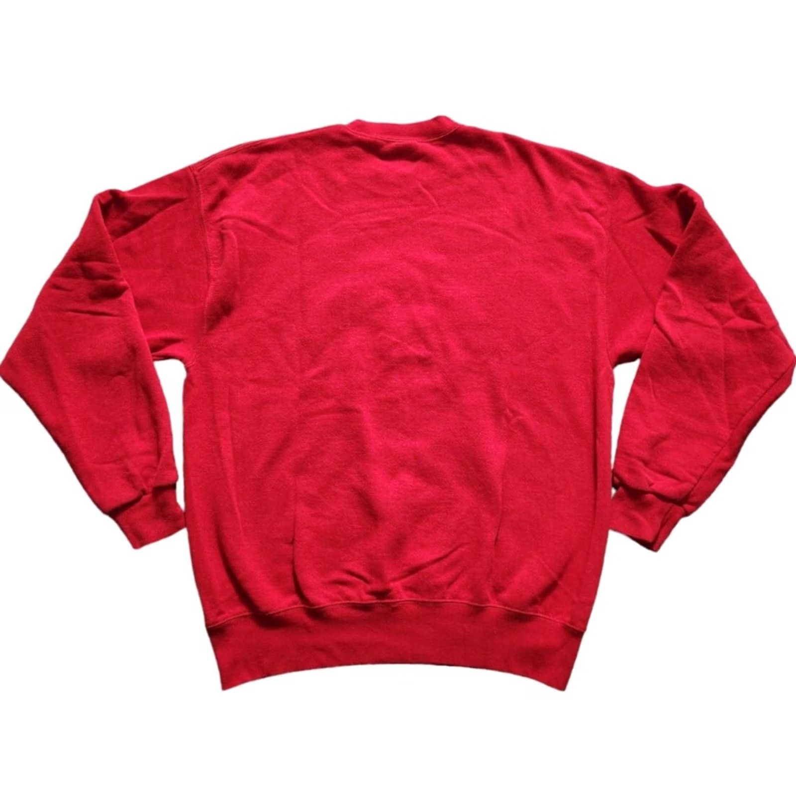 Soffe VTG USMC Sweatshirt Crewneck Soffe Red L Men's Pullover Embroidered Graphic Vintage USA Marines Size US L / EU 52-54 / 3 - 2 Thumbnail