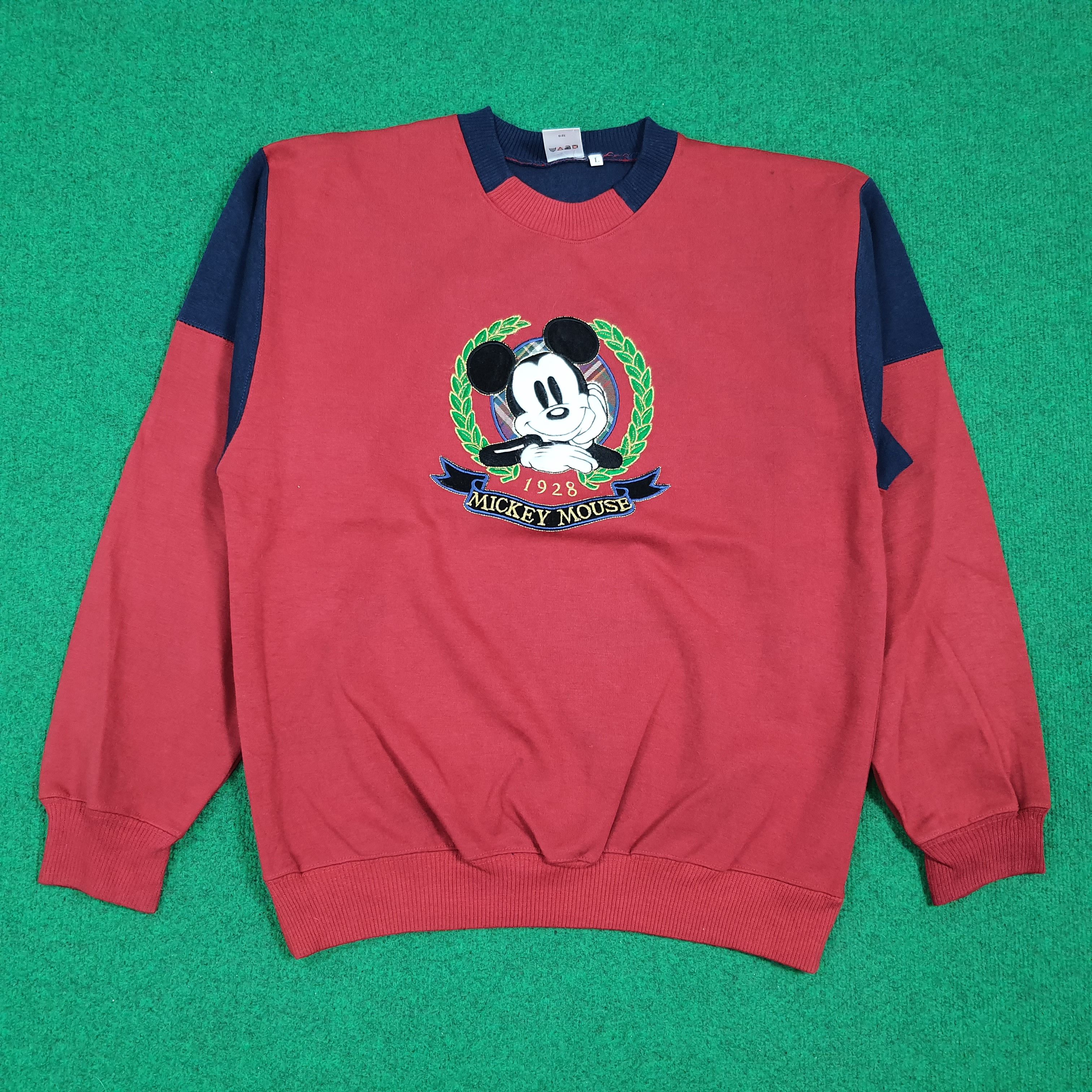 Mickey Unlimited Vintage 90s Disney Mickey Mouse Sweatshirt C279N6 Size US M / EU 48-50 / 2 - 1 Thumbnail