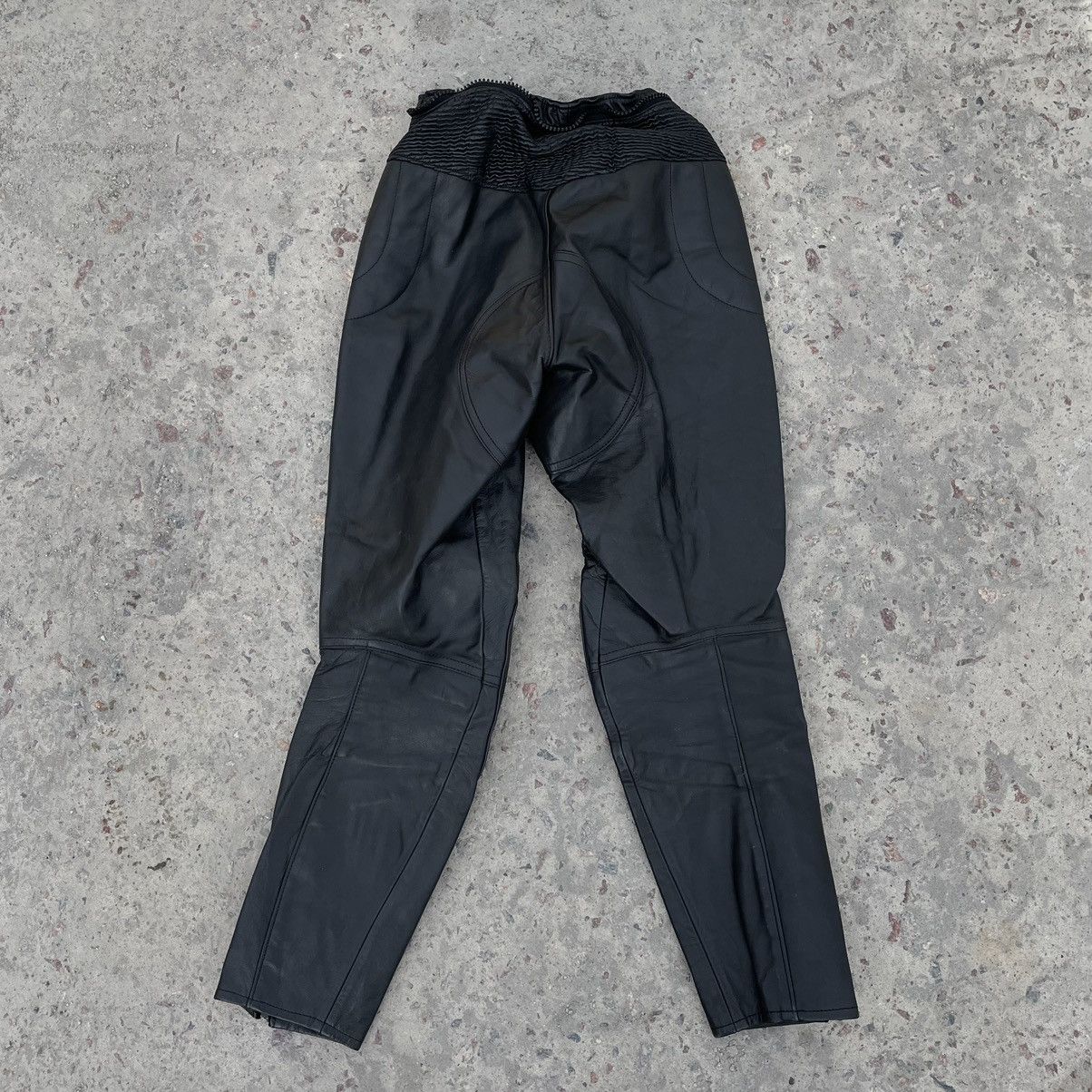 Other Vintage Moto Leather Pants 48 Size 90s USA Japanese Style Size US 29 - 2 Thumbnail