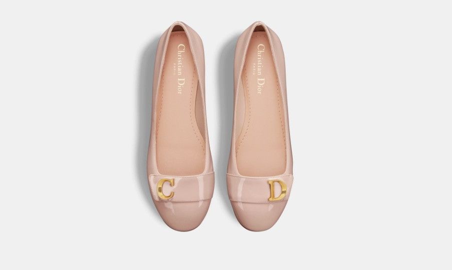 Dior o1w1db10924 Ballet Flats in Light Pink Size US 6 / IT 36 - 3 Thumbnail