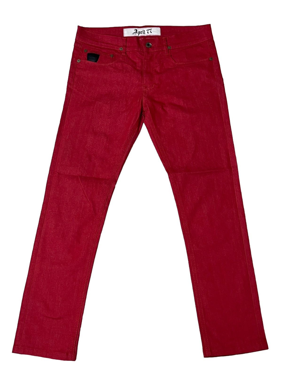image of Coolapril 77 Joey Colordrive Slim Fit Jeans in Red, Men's (Size 31)