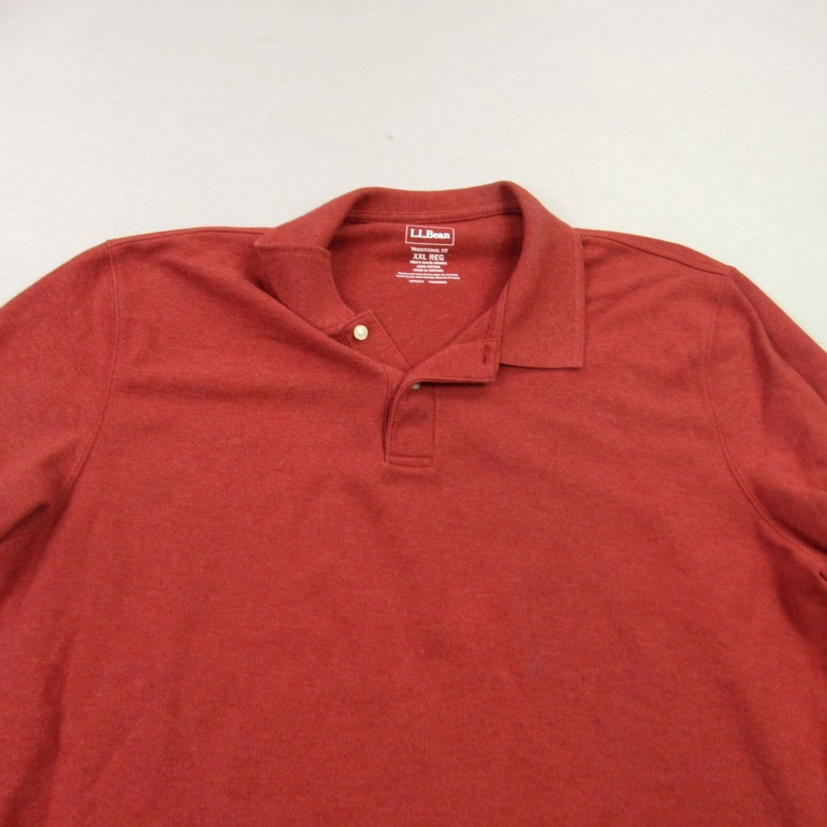 Vintage LL Bean Shirt Mens 2XL Red Polo Short Sleeve Lightweight Outdoor Traditional Polo Shirt Mens Regular Red 2XL Golf Classic Mens Size US XXL / EU 58 / 5 - 3 Thumbnail