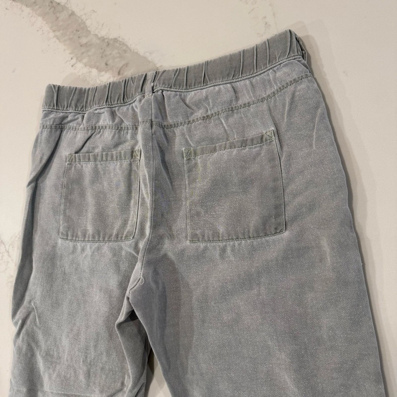 Anthropologie Cloth & Stone Mineral Wash Straight Leg Pants Women’s Medium Size 30" / US 8 / IT 44 - 6 Thumbnail