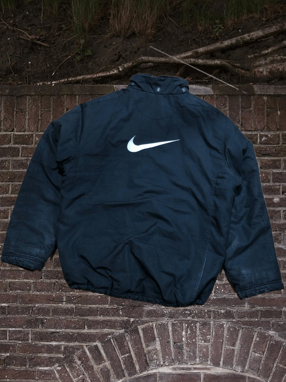 Nike Vintage NIKE Big Swoosh Logo Light Jacket Size US M / EU 48-50 / 2 - 1 Thumbnail