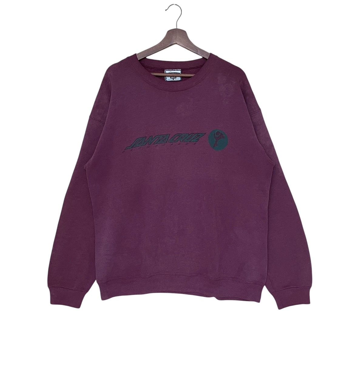 Santa Cruz Skateboards × Vintage Vintage Brand Santa Cruz Sweatshirt 1990s Size US L / EU 52-54 / 3 - 2 Thumbnail