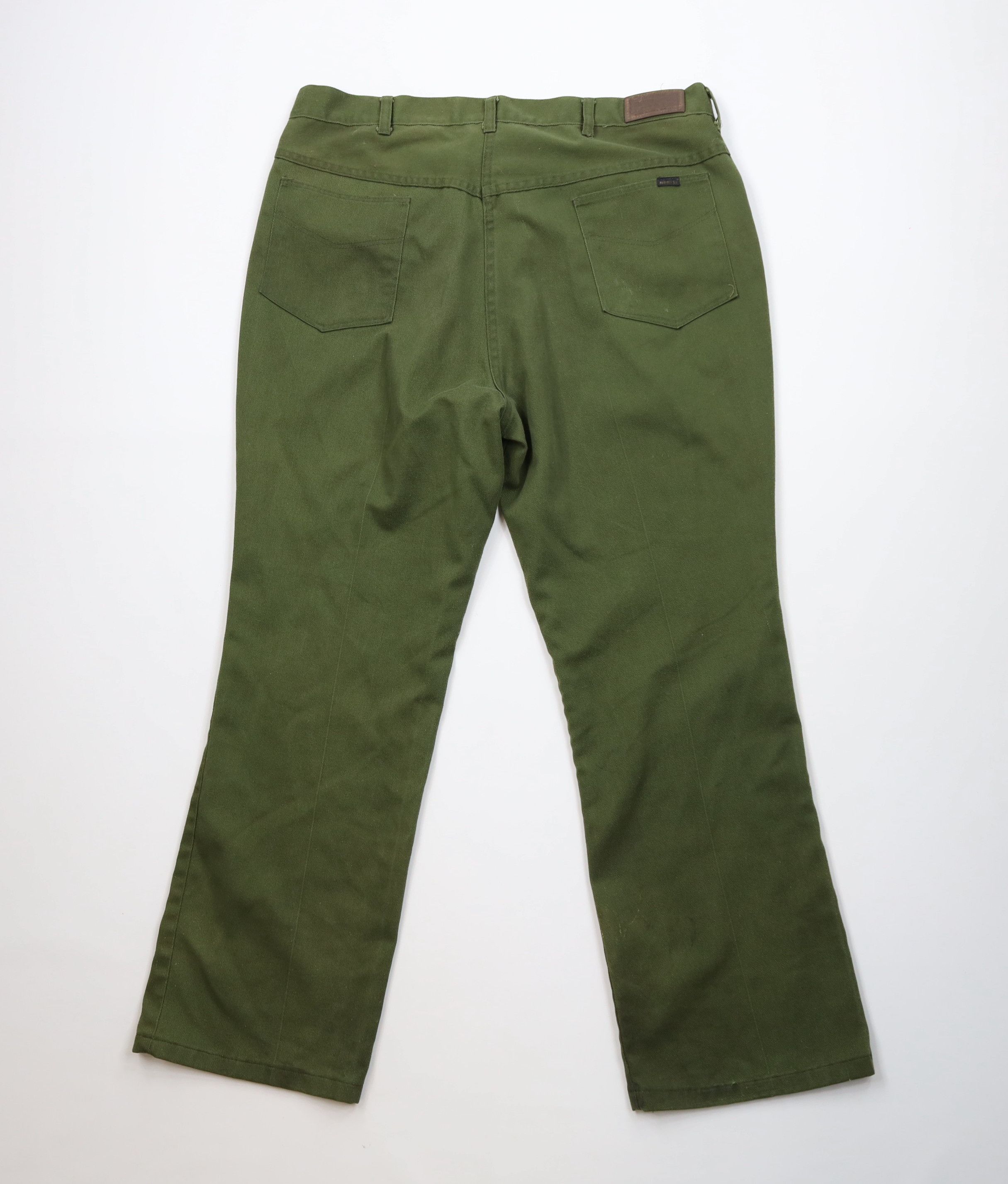 Vintage Vintage 70s Streetwear Wide Leg Denim Jeans Avocado USA Size US 40 / EU 56 - 11 Thumbnail