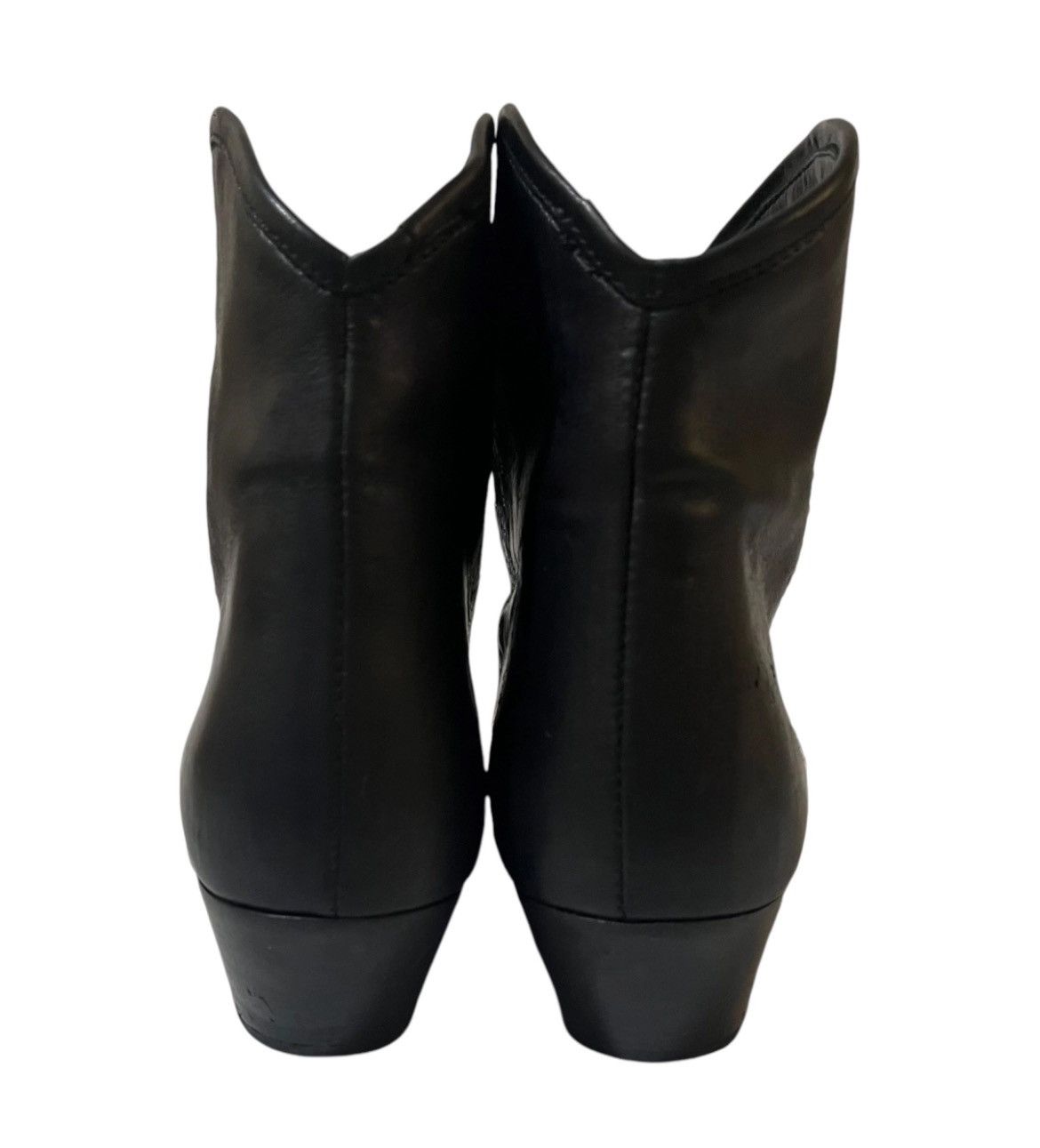 Isabel Marant Isabel Marant Black Leather Ankle Boots Size US 6 / IT 36 - 4 Thumbnail