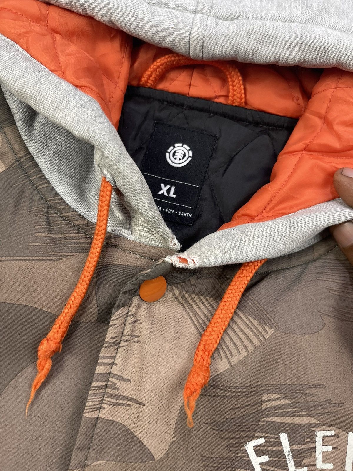 Element Element Originals Army Camouflage Hooded Bombers Size US L / EU 52-54 / 3 - 12 Thumbnail