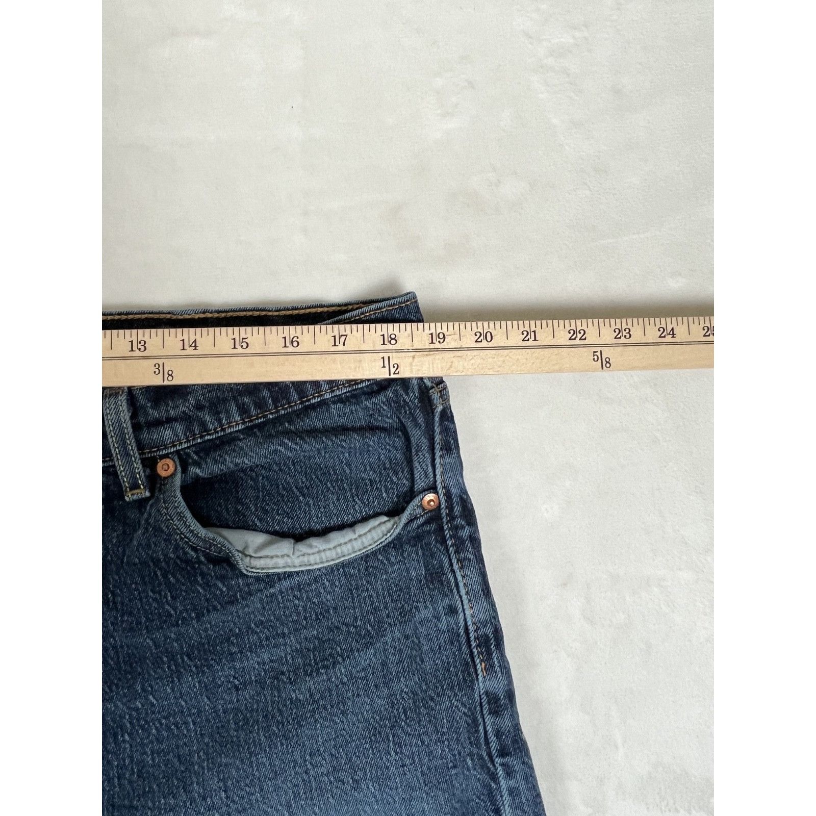 Levi's Levi’s 505 Blue Denim Jeans Size 38x30 Medium Dark Wash Size US 38 / EU 54 - 4 Thumbnail