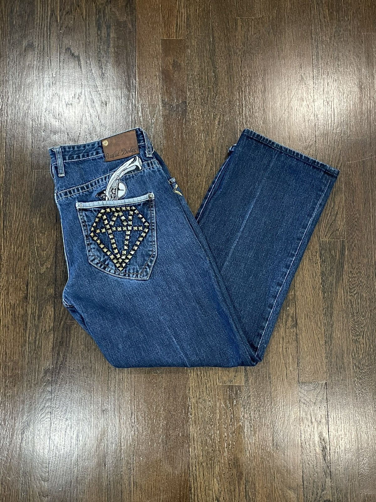 Other Rare vintage Y2K studded jeans Size US 36 / EU 52 - 1 Thumbnail