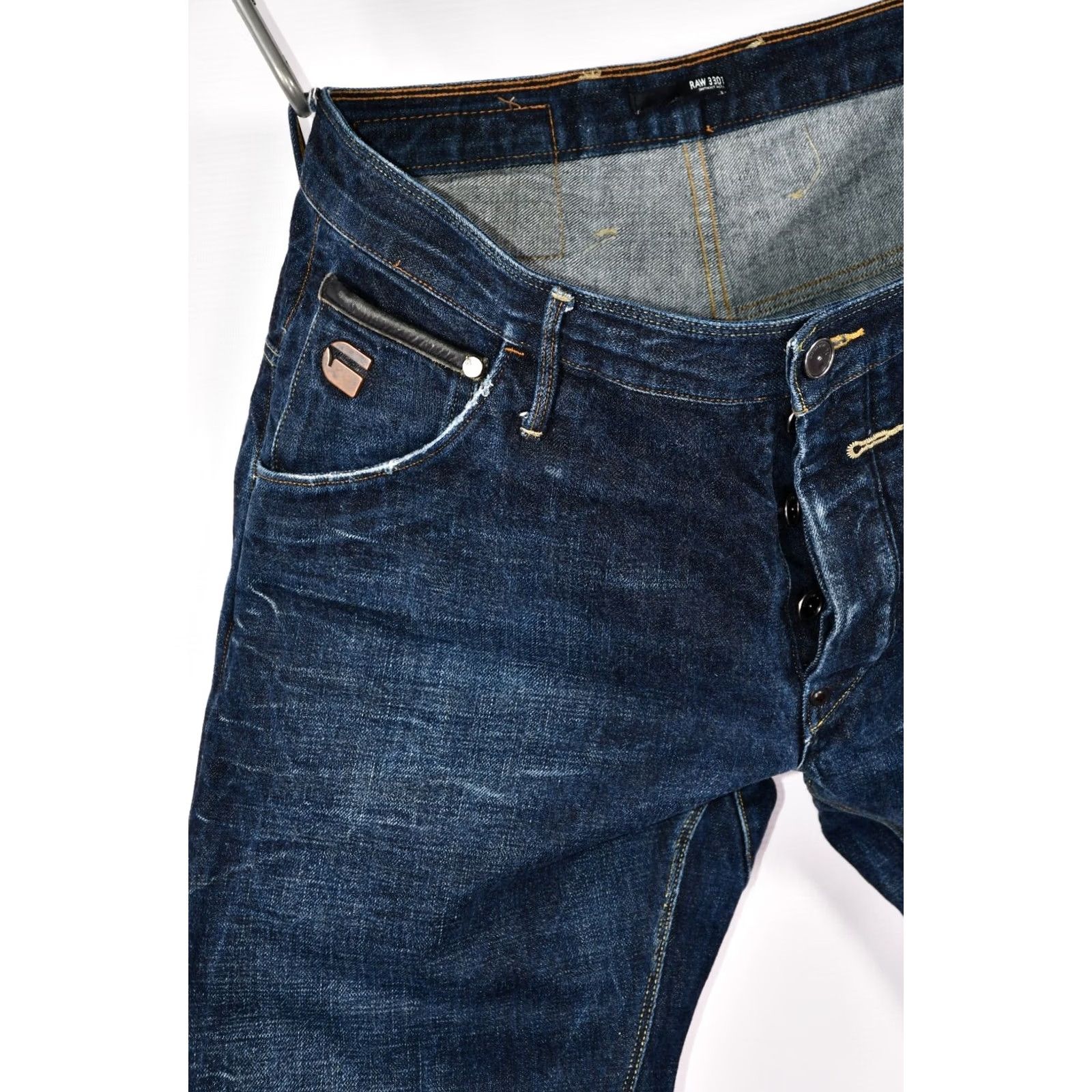 G-Star G-Star Raw Riley Loose Tapered Men's Jeans W34 L30 Size US 34 / EU 50 - 6 Thumbnail