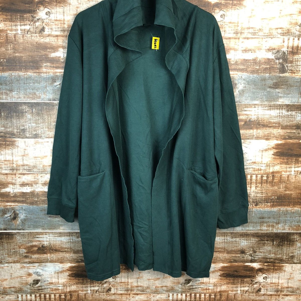 Vintage Khalita Green Hoodie Knitwear #A1602 Size XL / US 12-14 / IT 48-50 - 3 Thumbnail